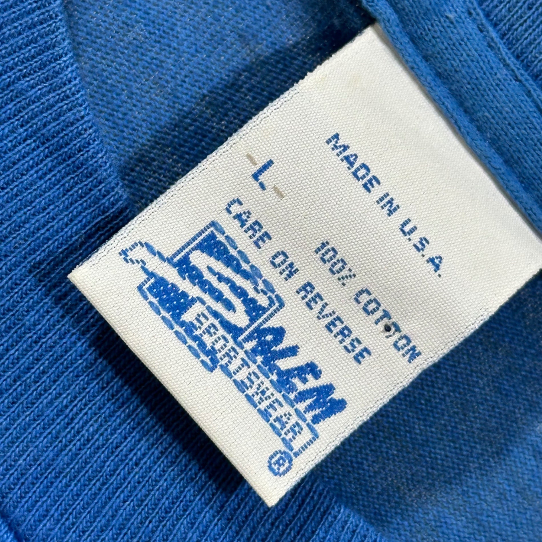 SALEM(セイラム) 1990’s ”NOMO HIDEO” Los Angeles Dodgers Tee 野茂英雄 ドジャース Tシャツ L ブルー 90年代 ヴィンテージ
