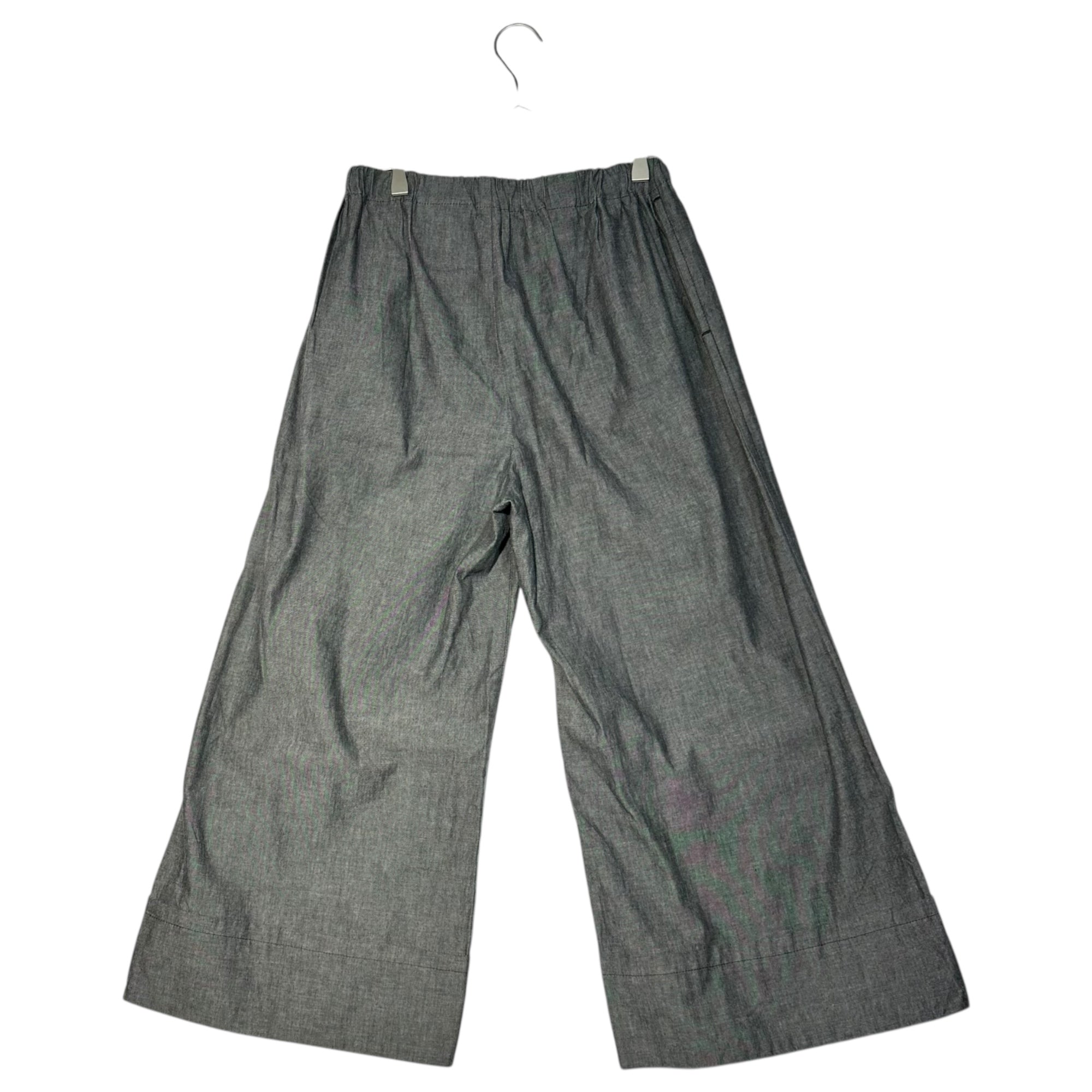 TAO COMME des GARCONS(タオコムデギャルソン) 11SS Easy Wide Chambray Pants イージー ワイド シャンブレー パンツ 3G-P012 FREE グレー AD2010