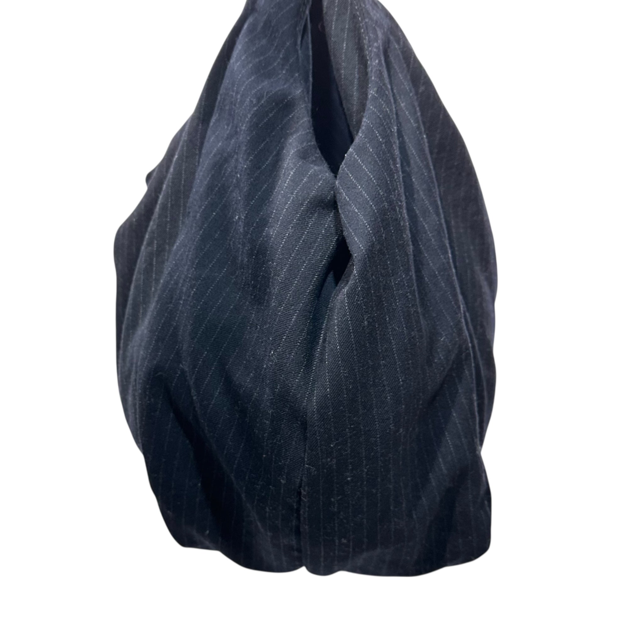 tricot COMME des GARCONS(トリココムデギャルソン) Striped Wool Tote Bag ストライプ ウール トート バッグ TR-K 206 ネイビー