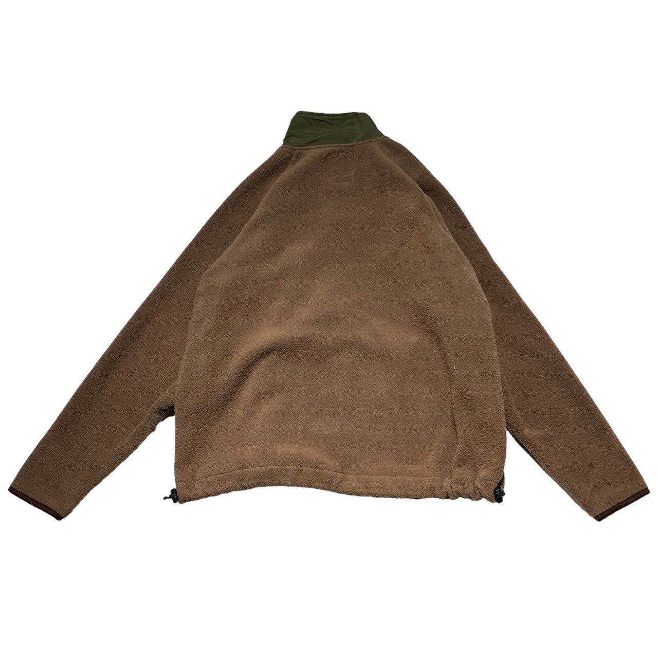 NEIGHBORHOOD(ネイバーフッド) 99AW army fleece jacket ナイロン 切替 アーミー フリース ジャケット 表記消え(L程度) ブラウン×カーキ 90's 90年代 アーカイブ