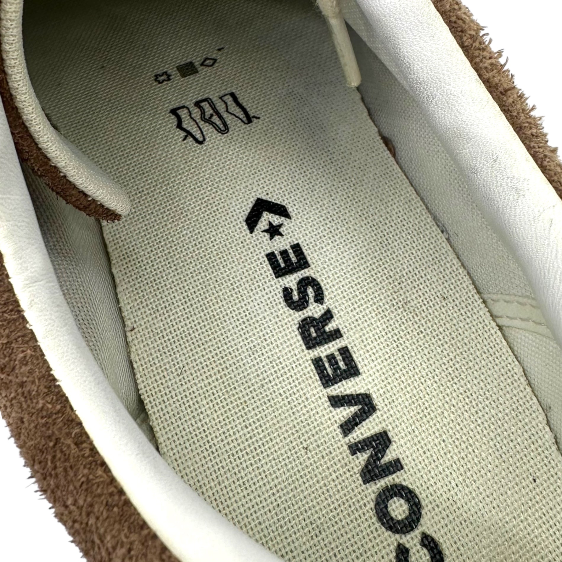 CONVERSE(コンバース) ONE STAR OX - Suede Leather ワンスター スウェード レザー 162573C 28.5cm ブラウン×ホワイト ローカット スニーカー