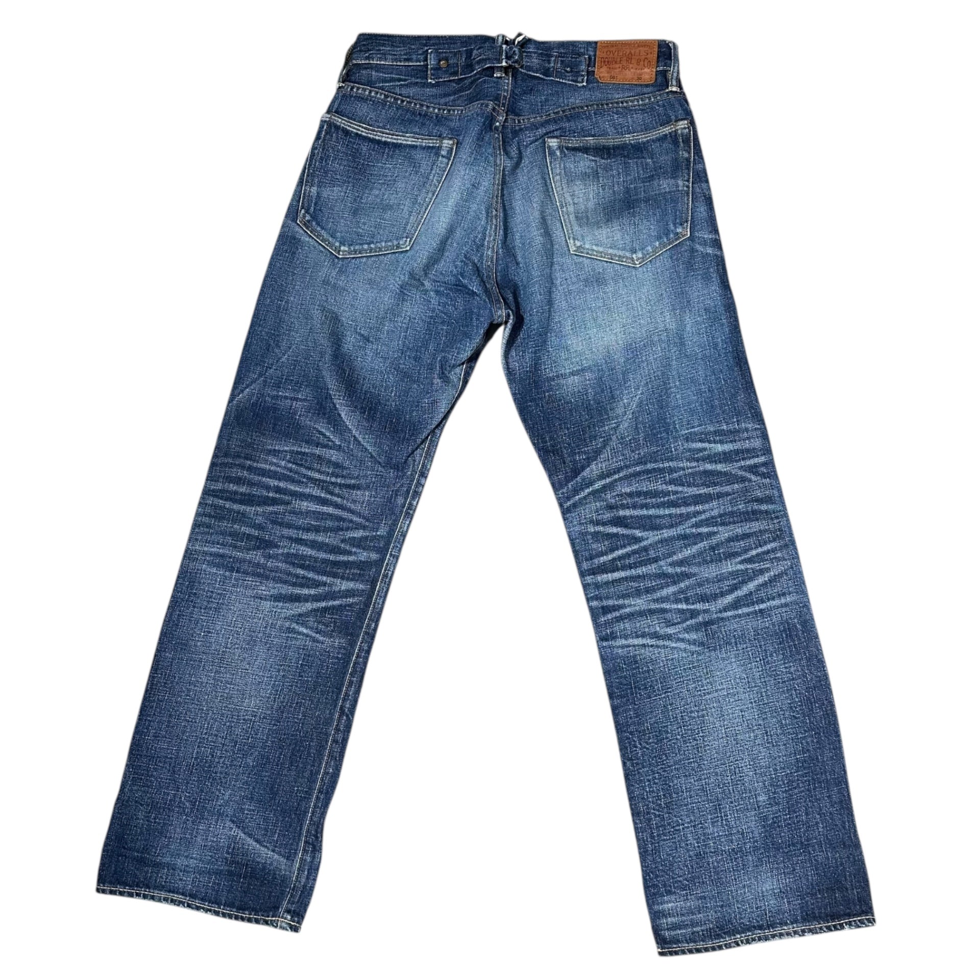 RRL(ダブルアールエル) 1938 Buckleback 081 Cinchback Denim Pants バックルバック 081 シンチバック デニム パンツ LOT:081 30 インディゴ PP-PM-YW-6002