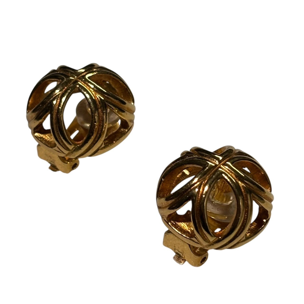 Christian Dior(クリスチャンディオール) GERMANY made vintage gold cross earrings ドイツ製 ヴィンテージ ゴールド クロス イアリング ゴールド アクセサリー