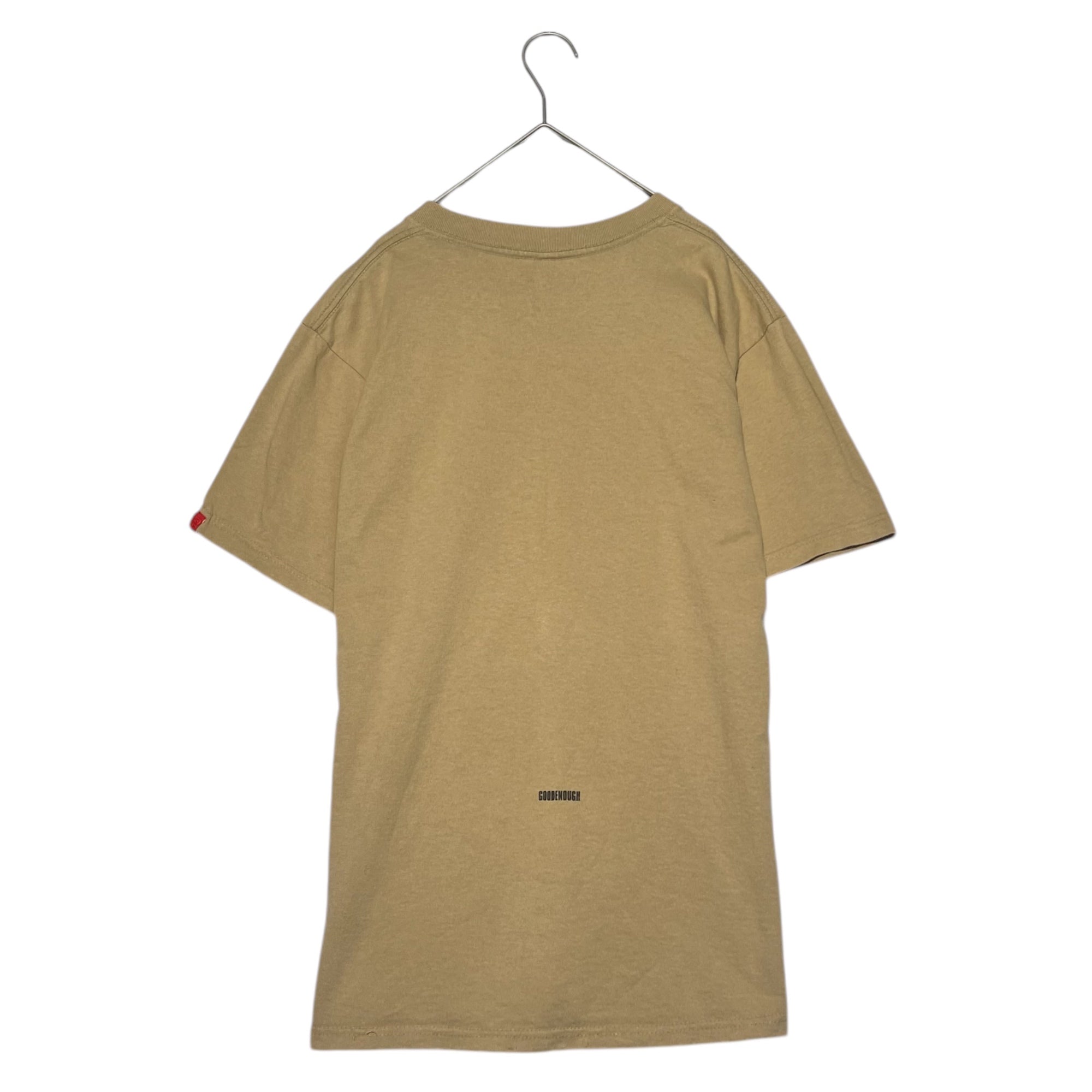 GOODENOUGH(グッドイナフ) 00's anvil GE LOGO TEE アンヴィル GE モノグラム ロゴ Tシャツ M ベージュ
