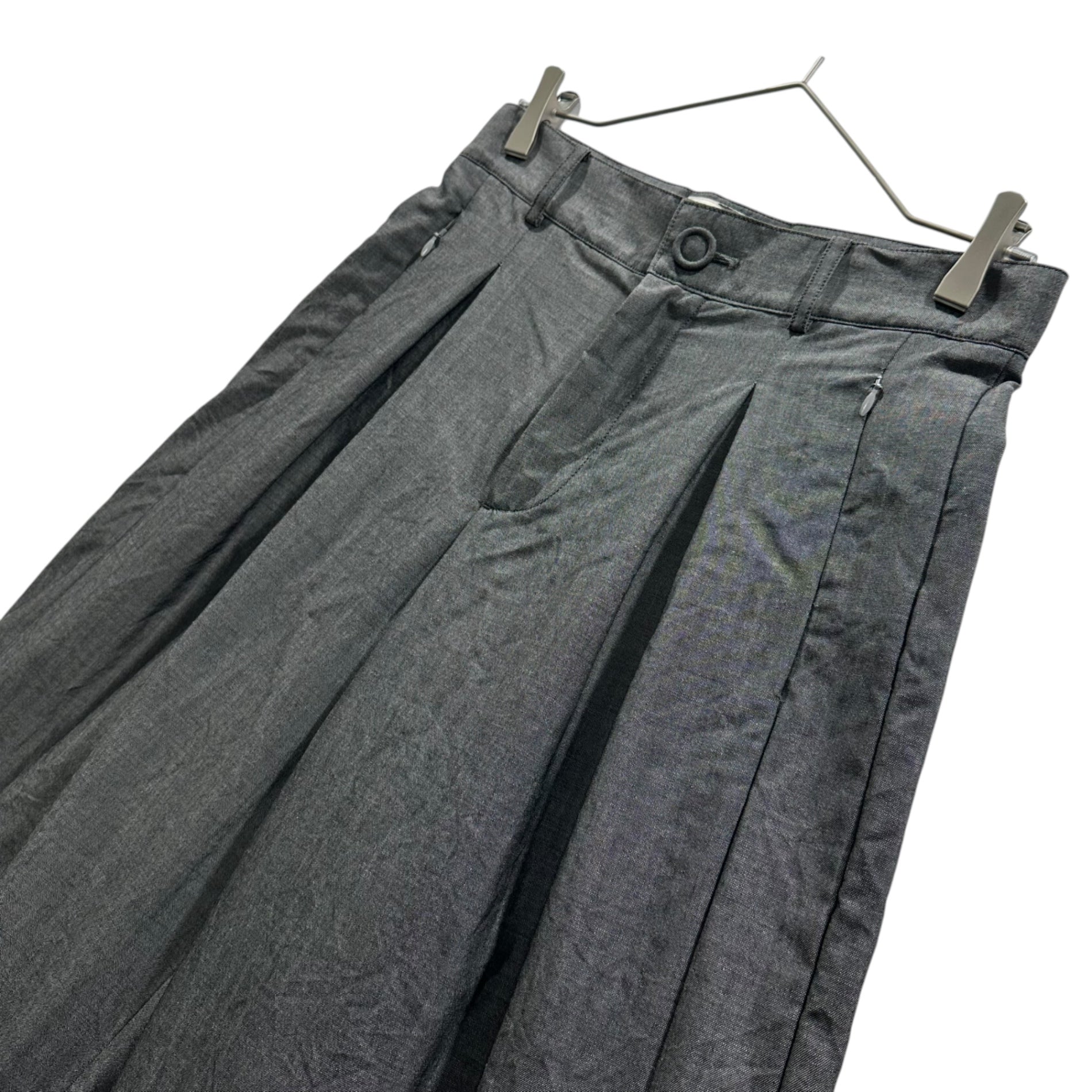 ORIMI(オリミ) 2025SS CROPPED BIG SLACKS クロップド ビッグ スラックス S25201 1 ライトグレー