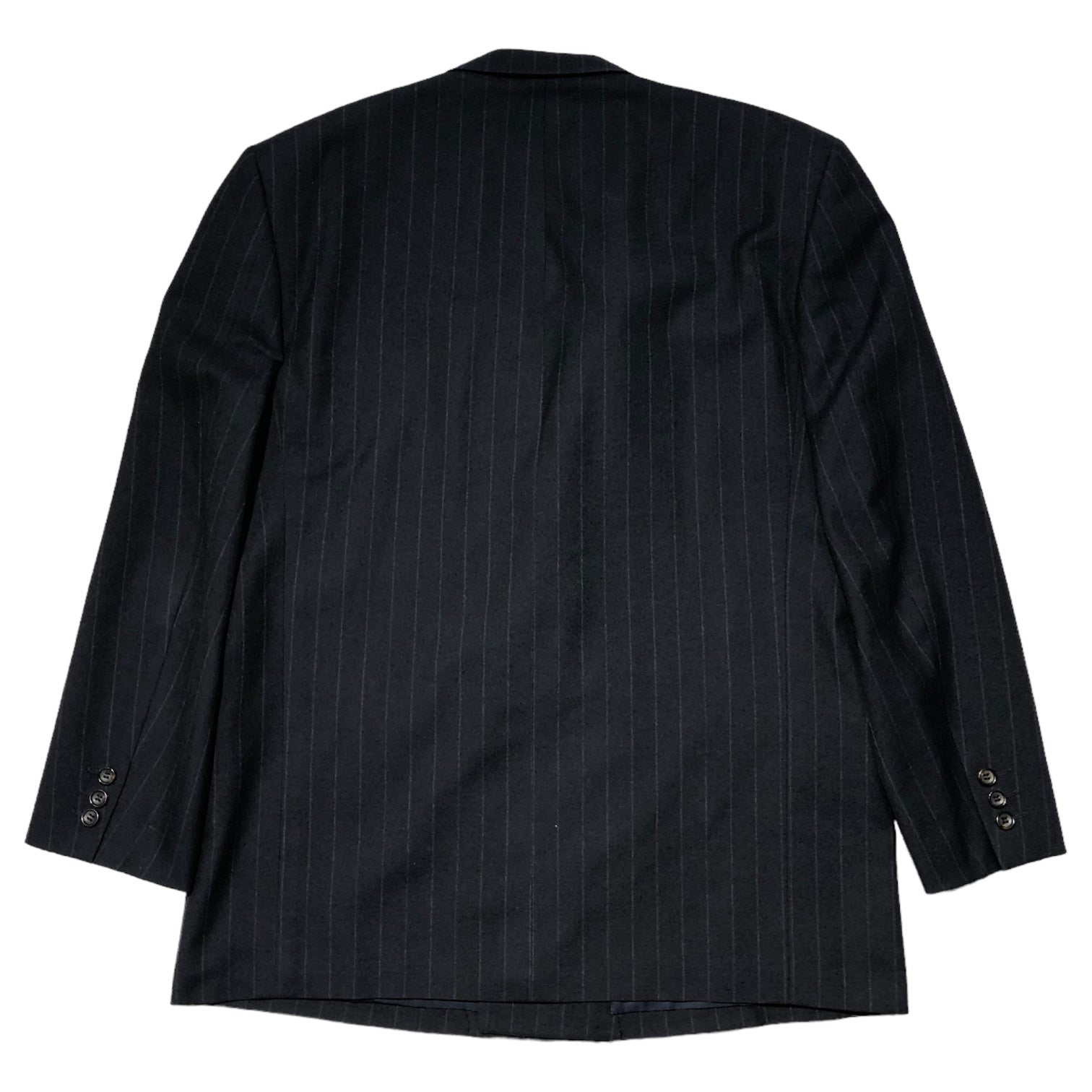 COMME des GARCONS HOMME DEUX(コムデギャルソンオムドゥ) 90's striped double jacket ストライプ ウール ダブル ジャケット DS-25005L L ネイビー AD1992 90年代