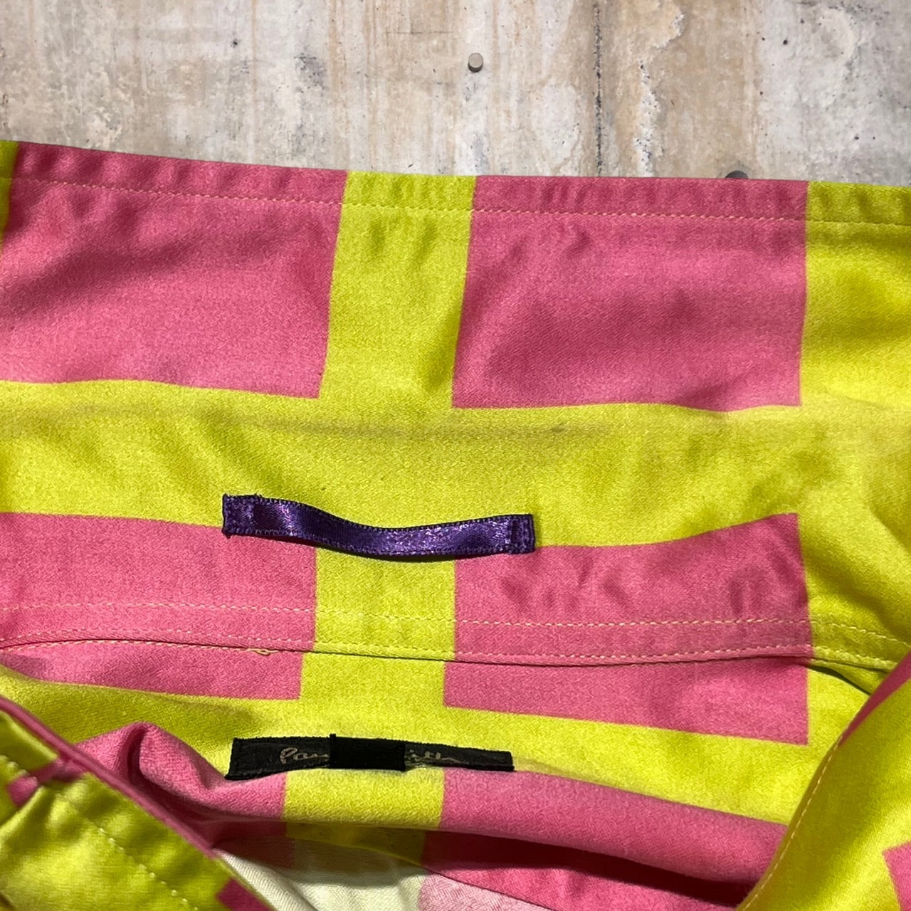 PAUL SMITH COLLECTION(ポールスミスコレクション) レギュラーカラーチェックシャツ M ピンク