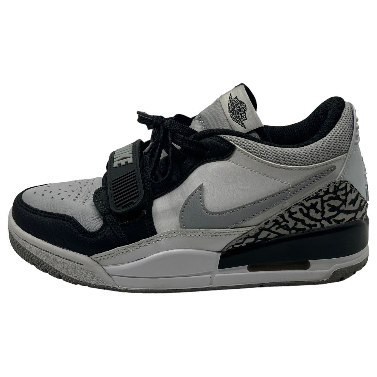 NIKE(ナイキ) Jordan Legacy 312 Low "Light Smoke Grey" ジョーダン レガシー スニーカー CD7069-105 25cm ホワイト×ブラック