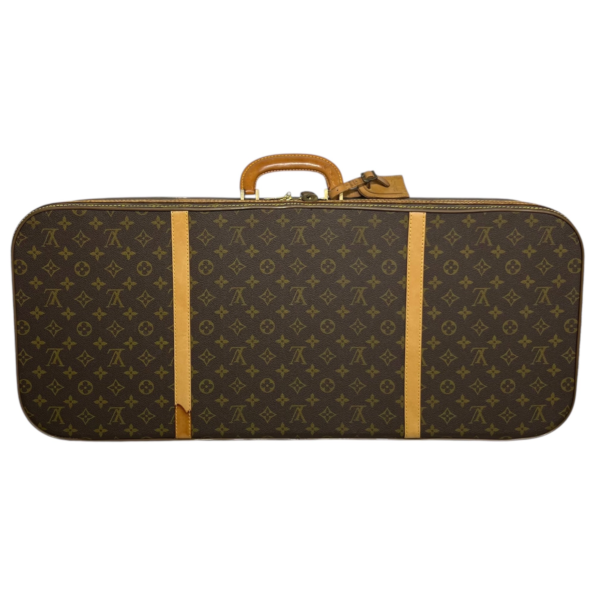 LOUIS VUITTON(ルイヴィトン) Vintage Valise Tennis Bag Trunk Case Interior ヴィンテージ ヴァリズ バリズ テニス バッグ キャリーケース インテリア ブラウン ヴィンテージ品の為、型番・製造番号無し