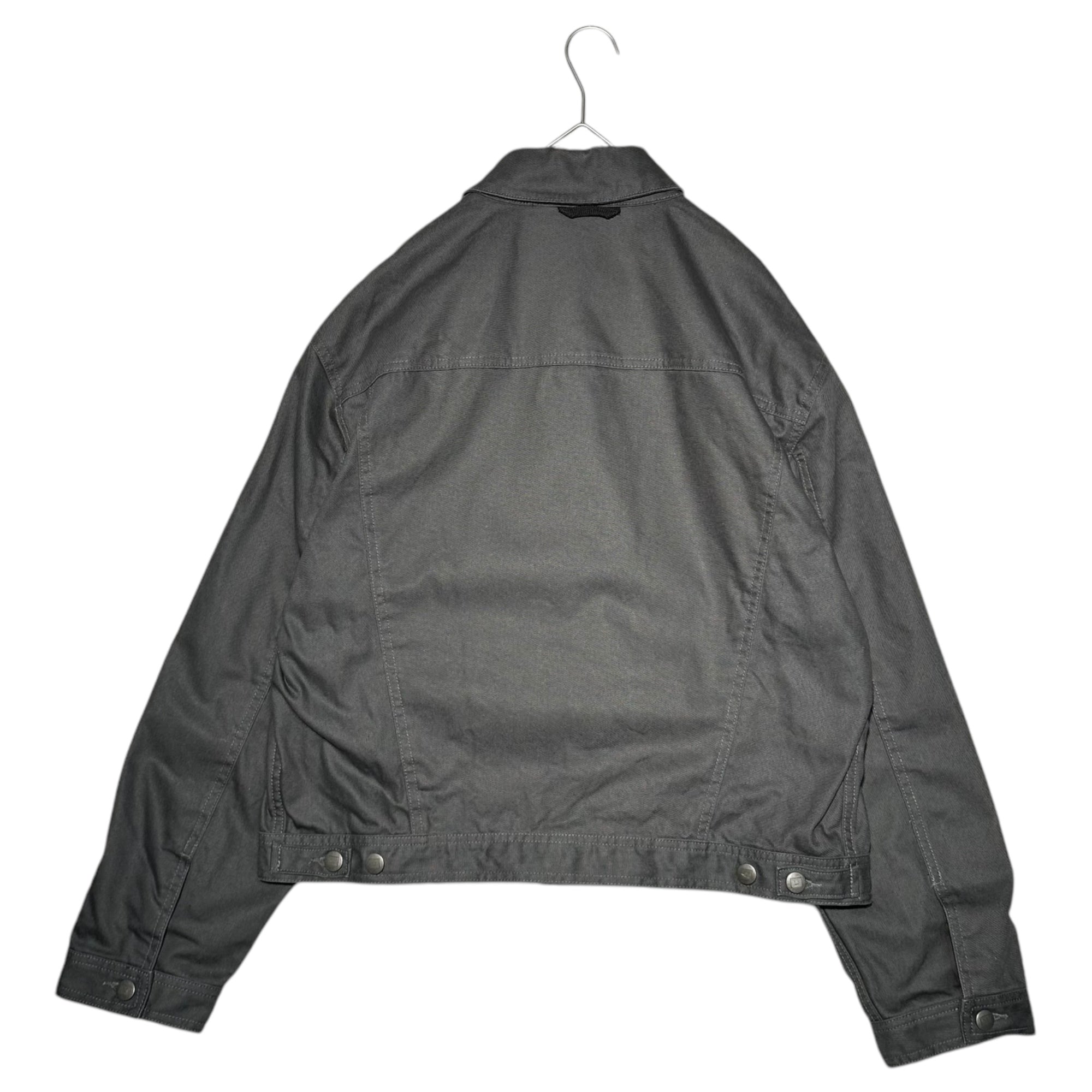 Acne Studios(アクネストゥディオズ) Canvas jacket - Dark grey 2ポケット トラッカー デニム ジャケット FA-UX-OUTW000143 S グレー