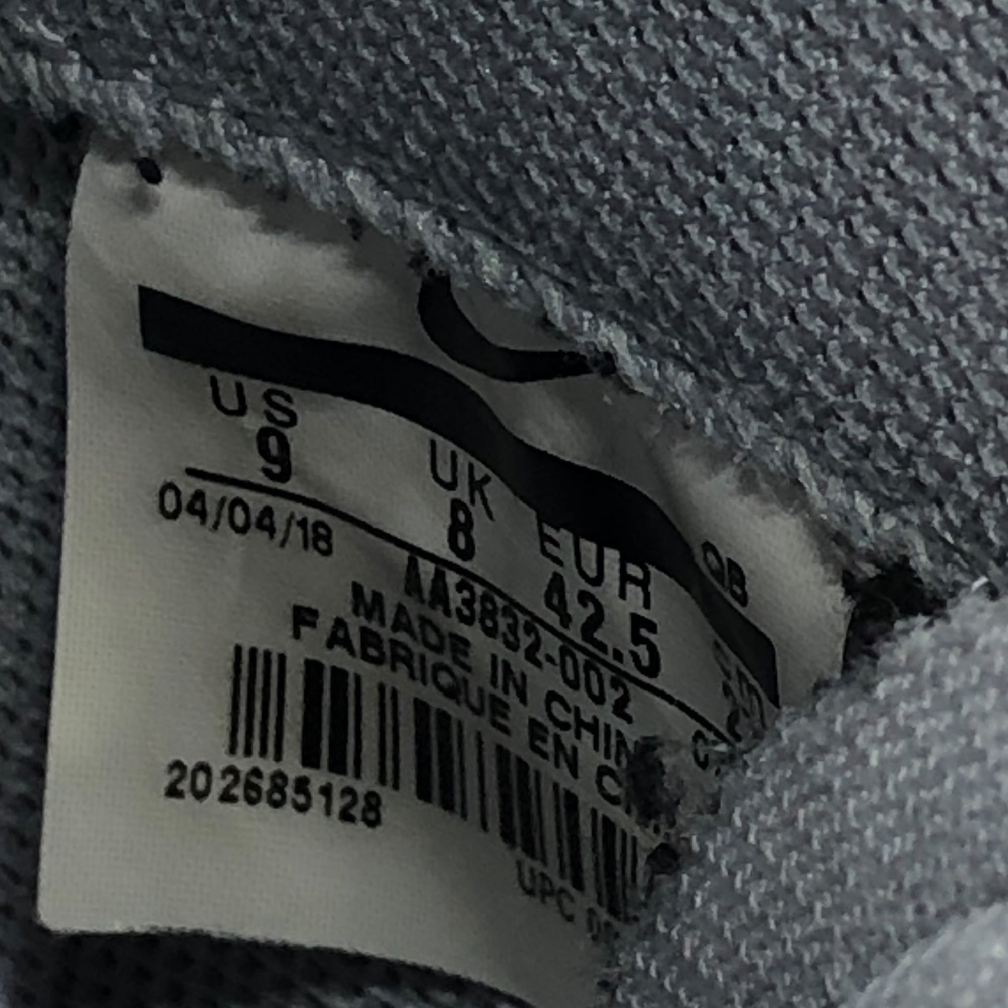 NIKE×Off-White(ナイキ×オフホワイト) THE 10 Serena Williams Blazer Mid "Queen" ブレザー ミッド クイーン AA3832-002 27cm グレー×パープル 箱付 ハイカット スニーカー