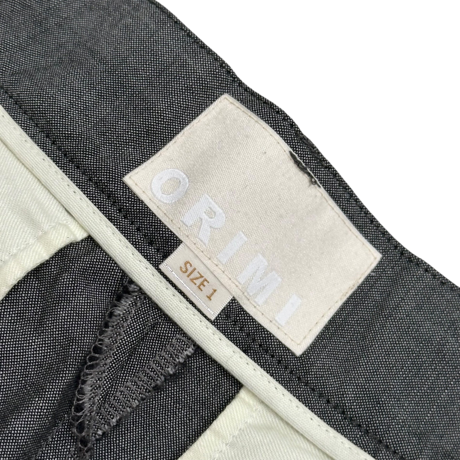 ORIMI(オリミ) 2025SS CROPPED BIG SLACKS クロップド ビッグ スラックス S25201 1 ライトグレー