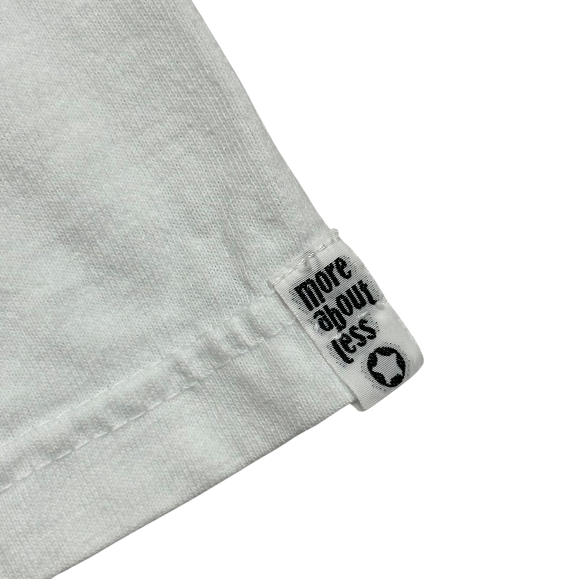 MORE ABOUT LESS(モアアバウトレス) Dog illustration print s/s T-shirt ドッグ イラスト プリント 半袖 Tシャツ M ホワイト×レッド×ブルー