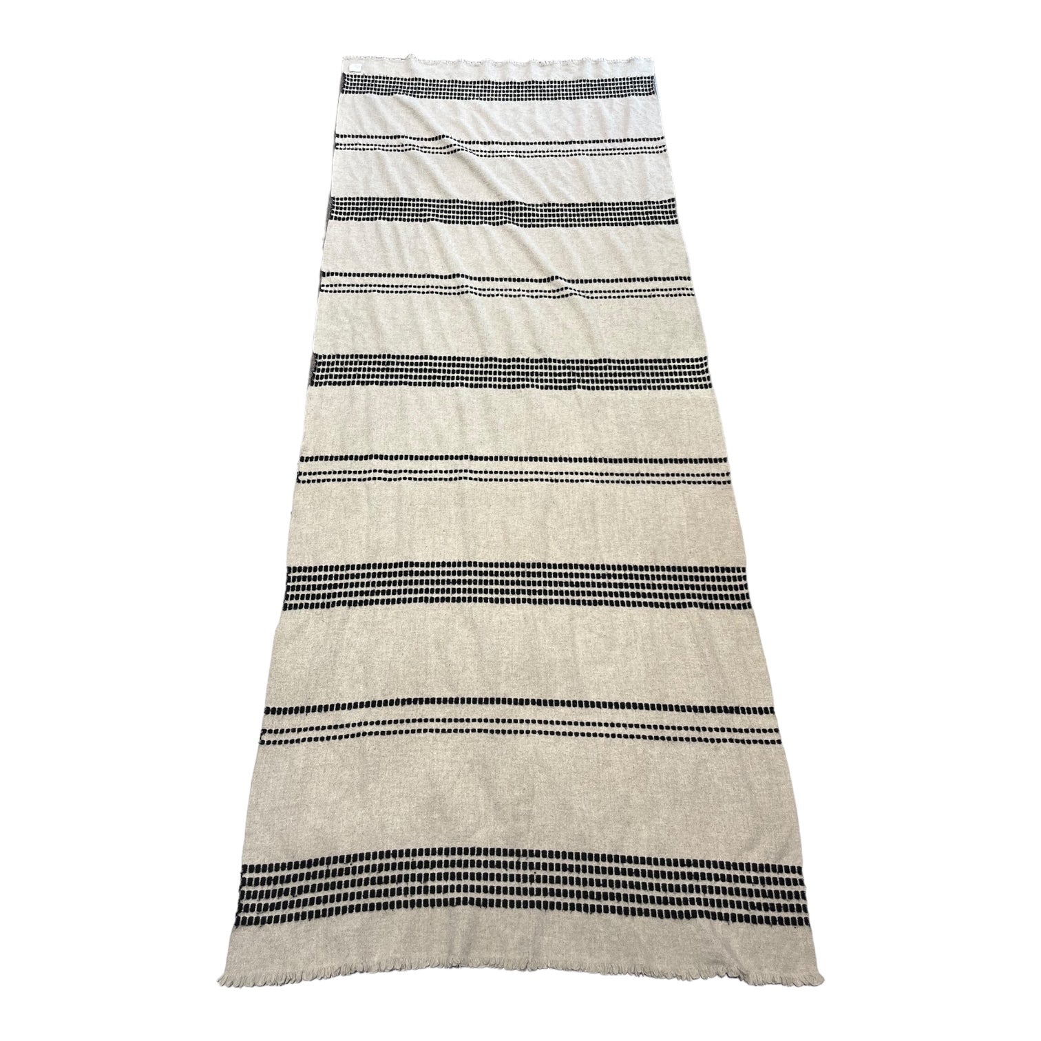 SUNSEA(サンシー) 19AW DOMGOROSU STOLE ドンゴロス ストール カシミヤ混 マフラー 19A74 SIZE FREE ベージュ×ブラック