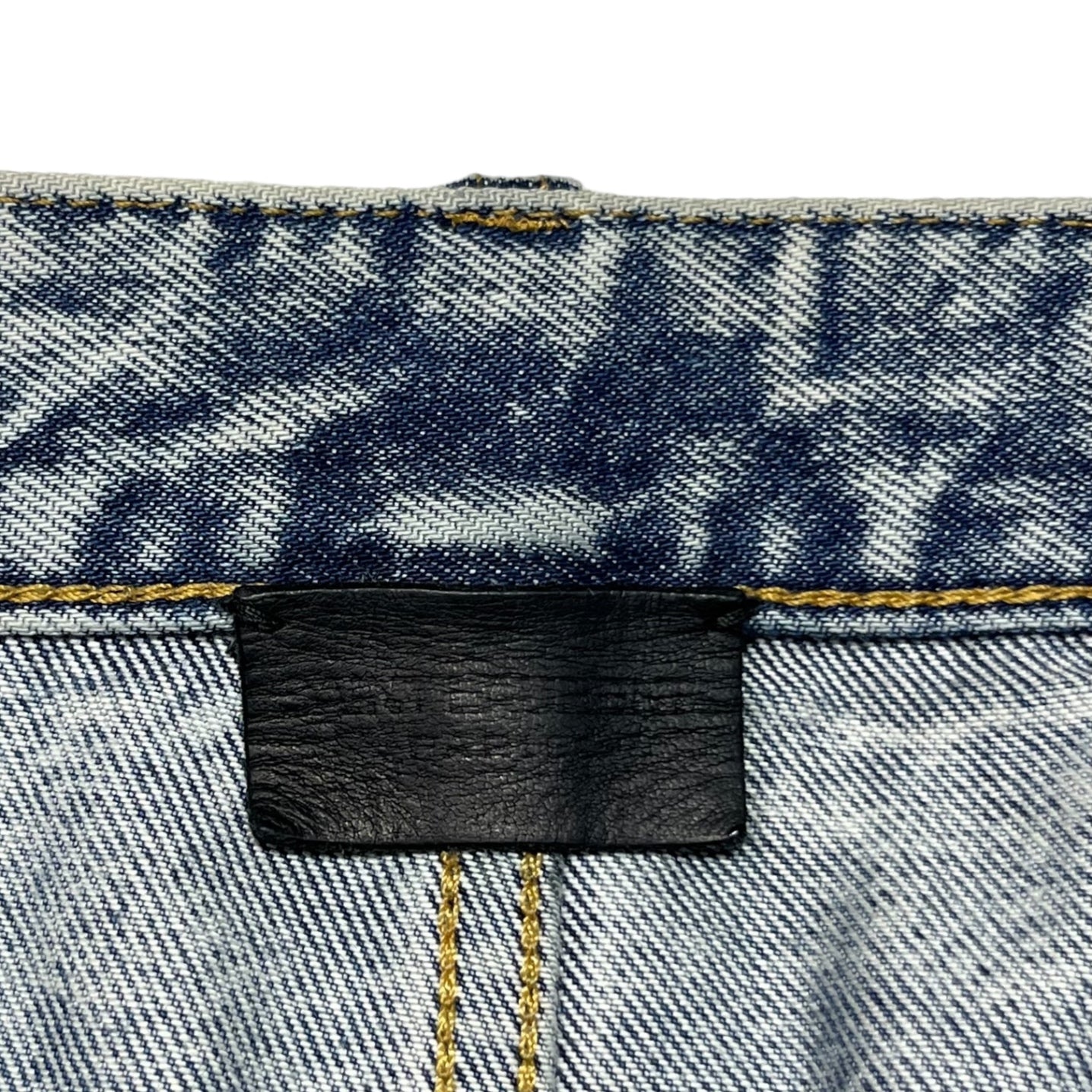 SAINT LAURENT PARIS(サンローランパリ) chemical wash denim pants ウォッシュド加工 ケミカル デニムパンツ 681376 YP53 2021 00064 W30 インディゴ