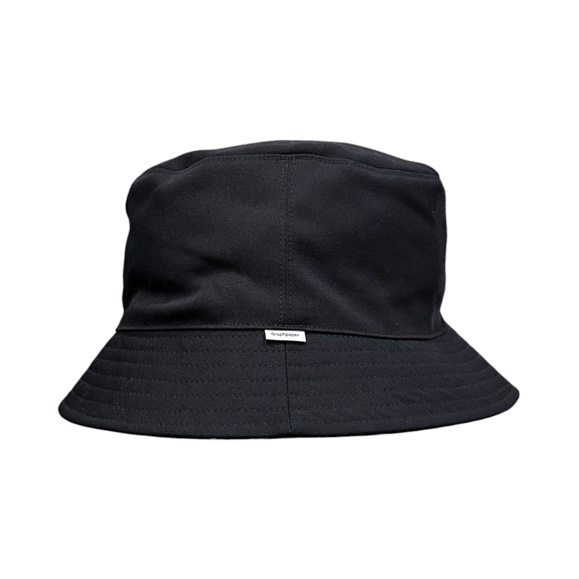 Graphpaper×KIJIMA TAKAYUKI(グラフペーパー×キジマタカユキ) Selvage Wool Bucket hat セルヴィッジ ウール ハット GU212-90267B 3 ダークネイビー バケット