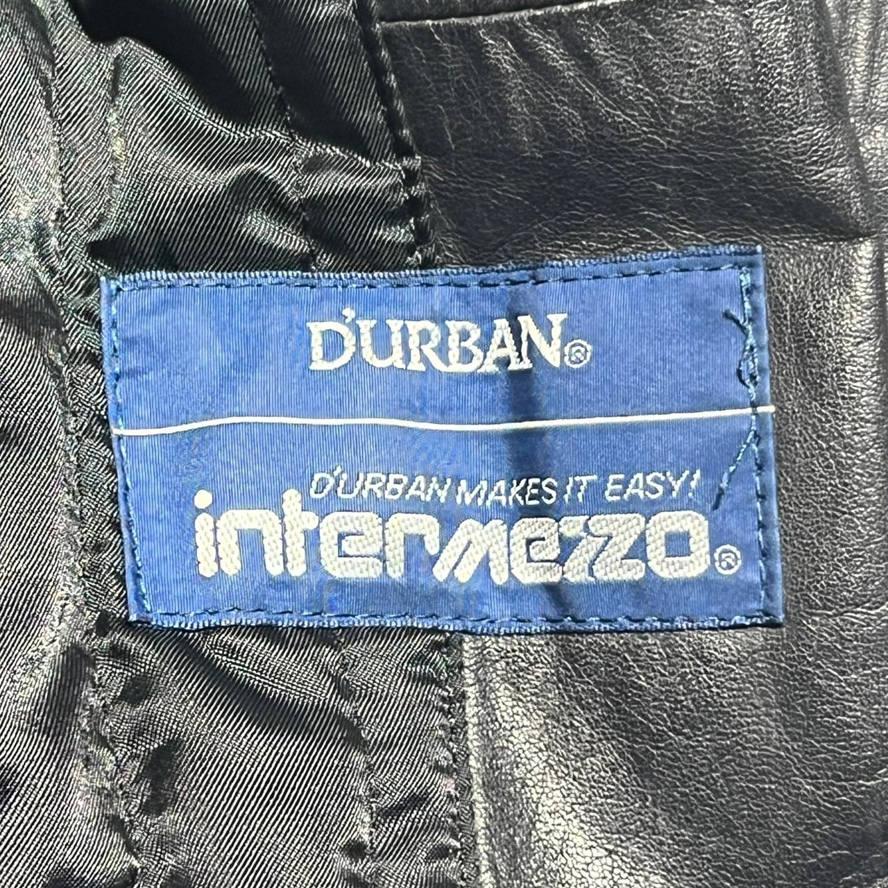 D'URBAN(ダーバン) 90'sヴィンテージレザーコート M ブラック