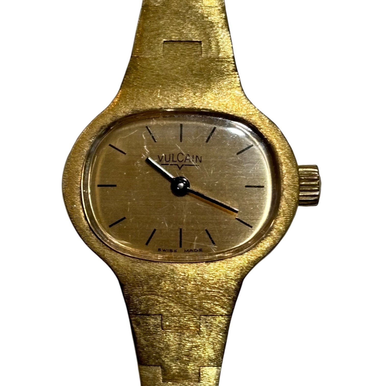 VULCAIN(ヴァルカン) Vintage watch ヴィンテージ ミニ ウォッチ 手巻き F4113A ゴールド 腕時計 スイス製