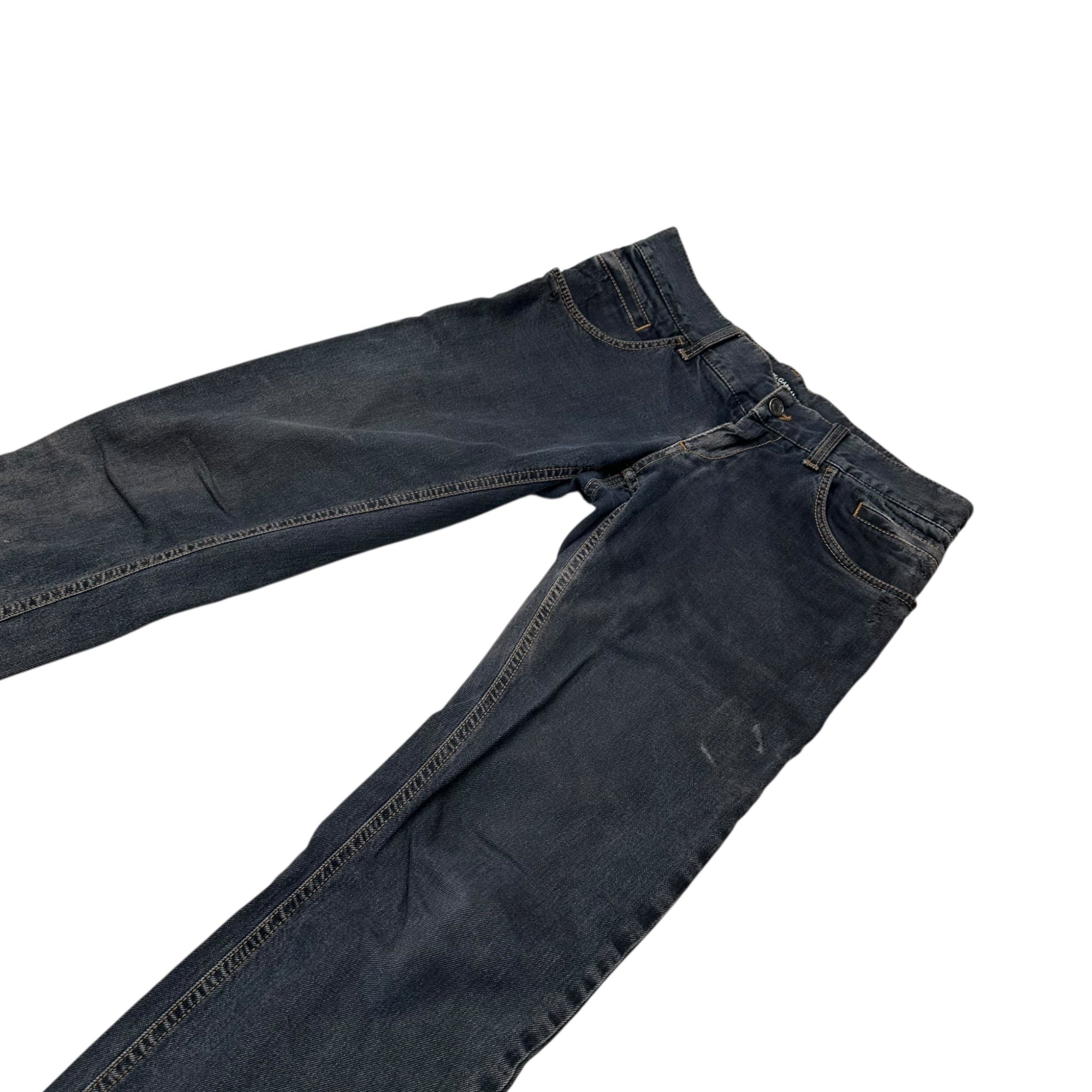 DOLCE&GABBANA(ドルチェ&ガッバーナドルガバ) Low-rise denim pants ローライズ デニム パンツ 46 インディゴ