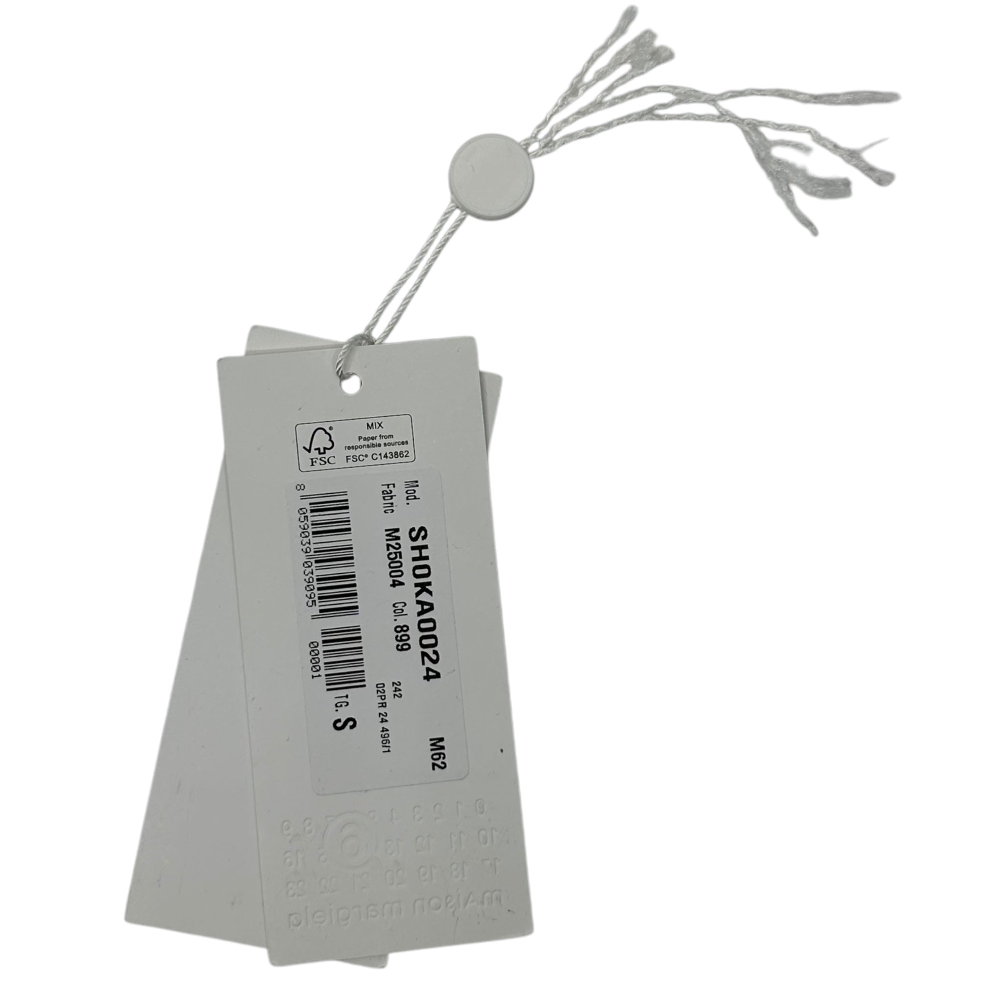 MM6 Maison Margiela(エムエムシックス) 24AW Inside Out Sweatpants インサイドアウト スウェット パンツ SH0KA0024 S ブラック ワイド 切りっぱなし