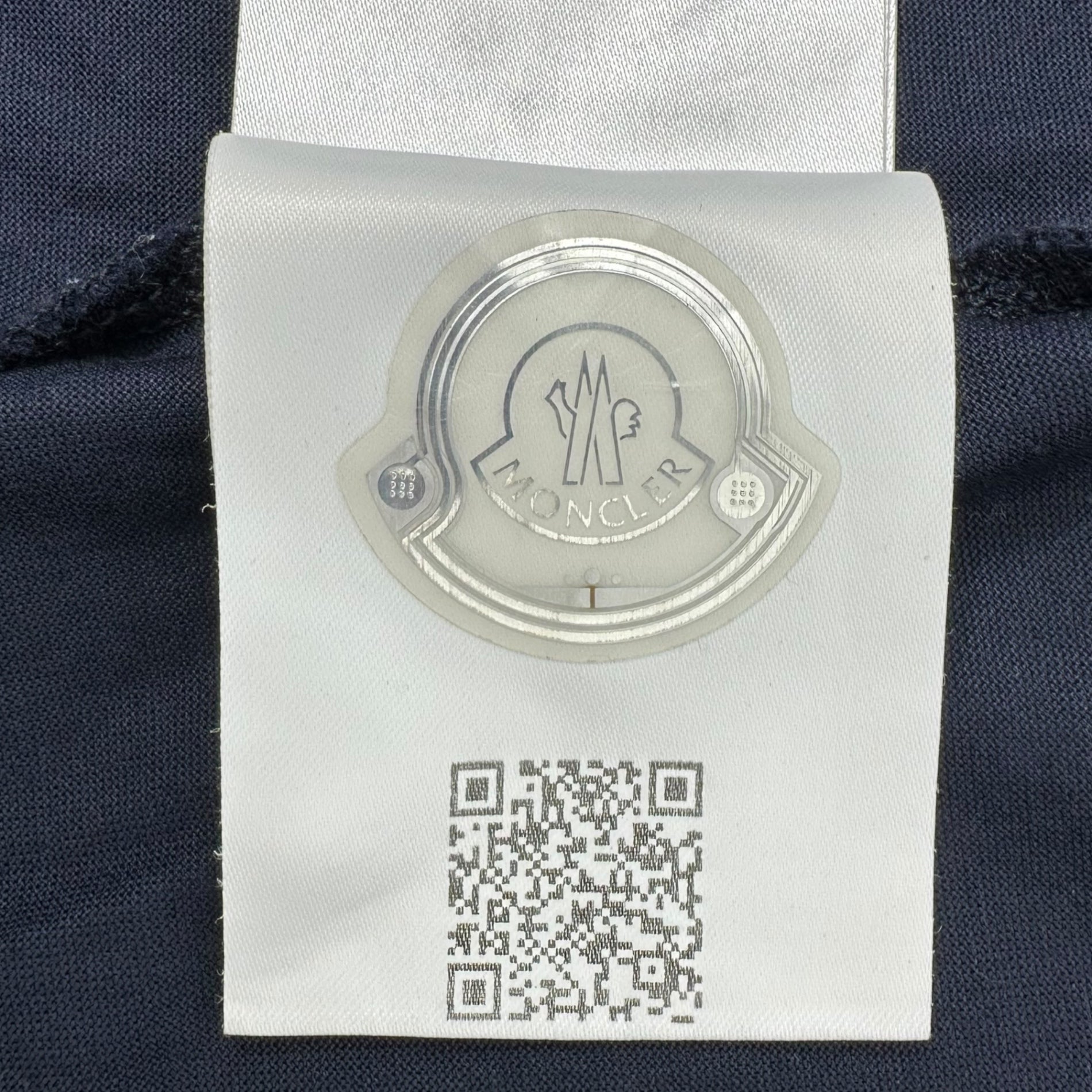 MONCLER(モンクレール) MONESTIER DE CLERMONT Rubber Logo Print T-Shirt ラバー ロゴ プリント Tシャツ G10918C7D910 M ネイビー ACROSS THE BOARD 半袖