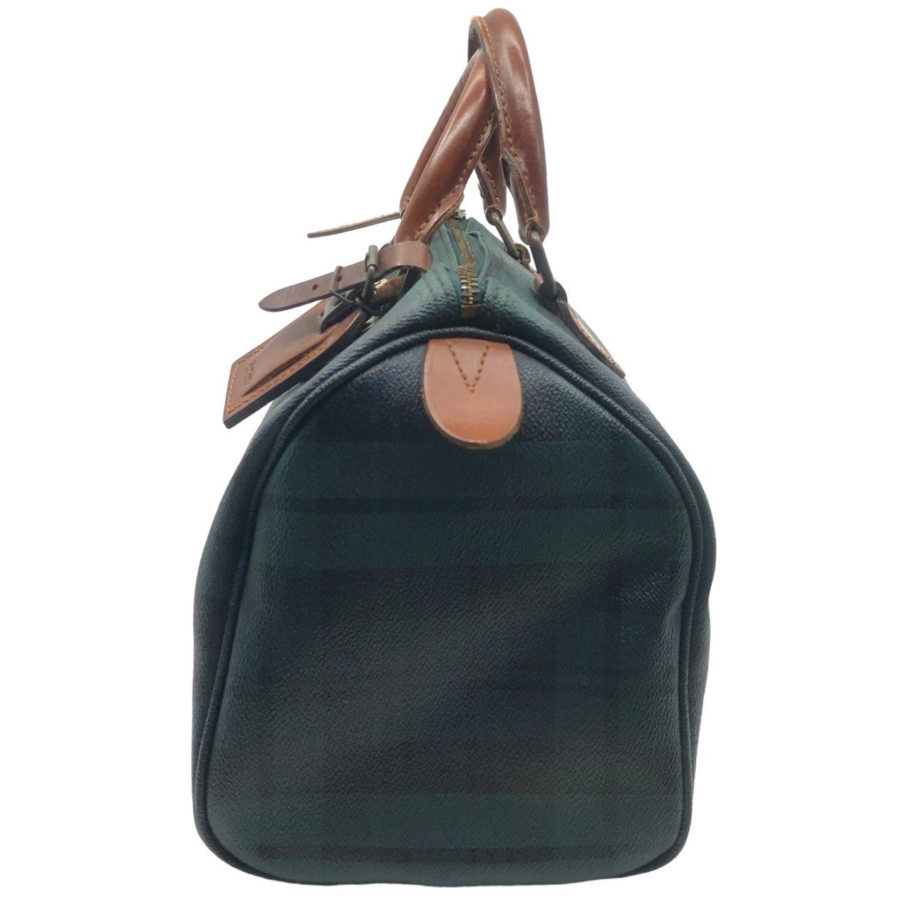 POLO RALPH LAUREN(ポロラルフローレン) old check mini boston bag オールド チェック ミニボストン バッグ グリーン