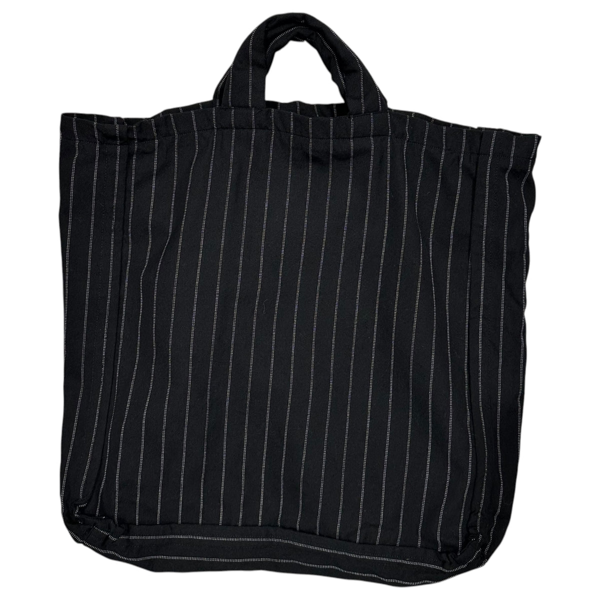 COMME des GARCONS COMME des GARCONS(コムデギャルソンコムデギャルソン) 2000's Wool Striped Tote Bag ウール ストライプ トート バッグ CK102180 ブラック