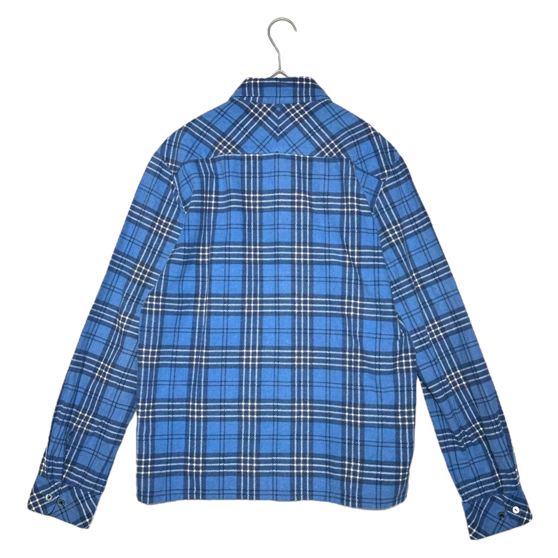 NUMBER (N)INE(ナンバーナイン) 06SS Long sleeve checked flannel shirt 長袖 チェック ネルシャツ 3(M) ブルー 06SS ガンズ期 宮下 本人期