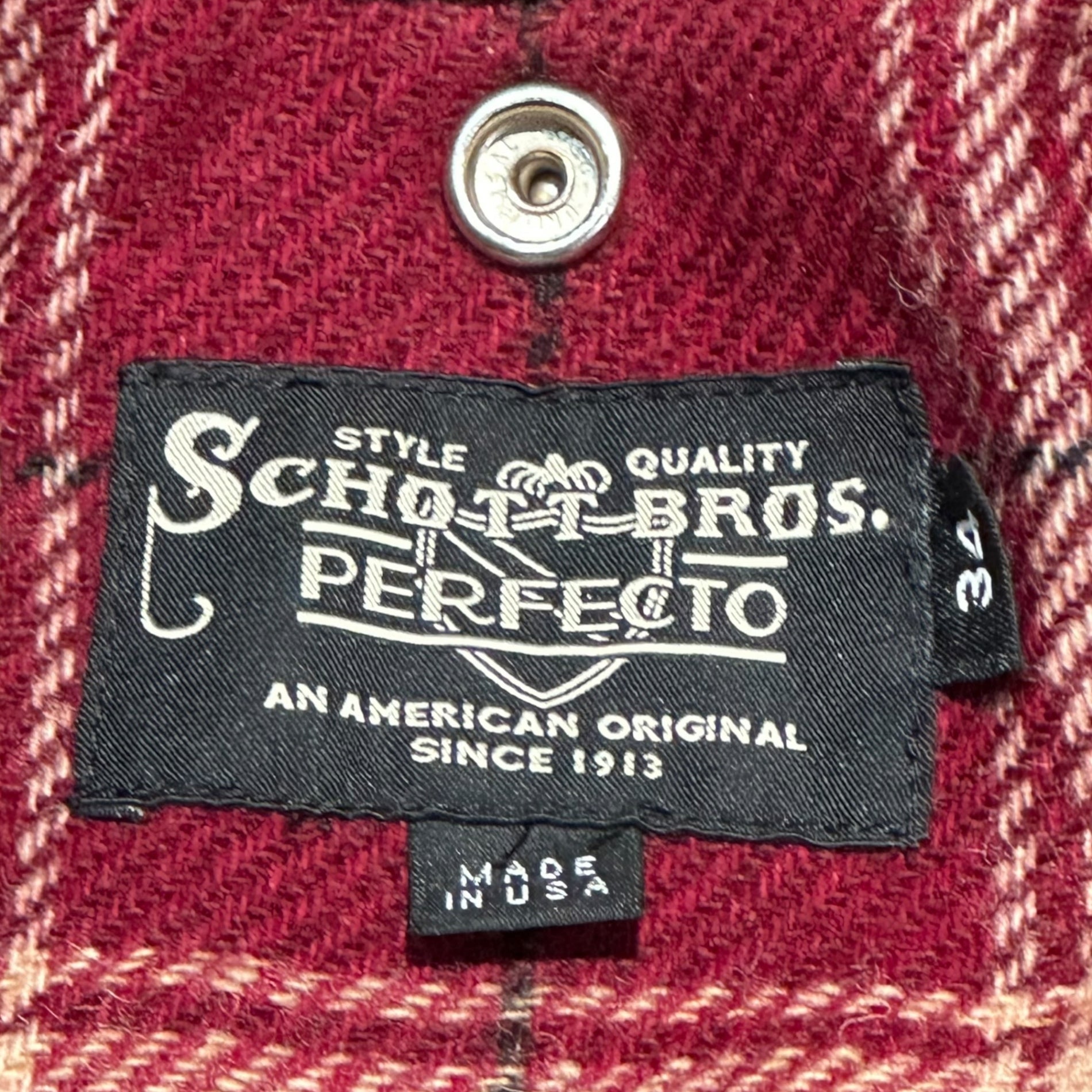 SCHOTT(ショット) Onestar 613SJH - SPECIAL HORSESHIDE ワンスター スペシャル ホースハイド 7544 34 ブラック 馬革 ダブル ライダース レザー ジャケット