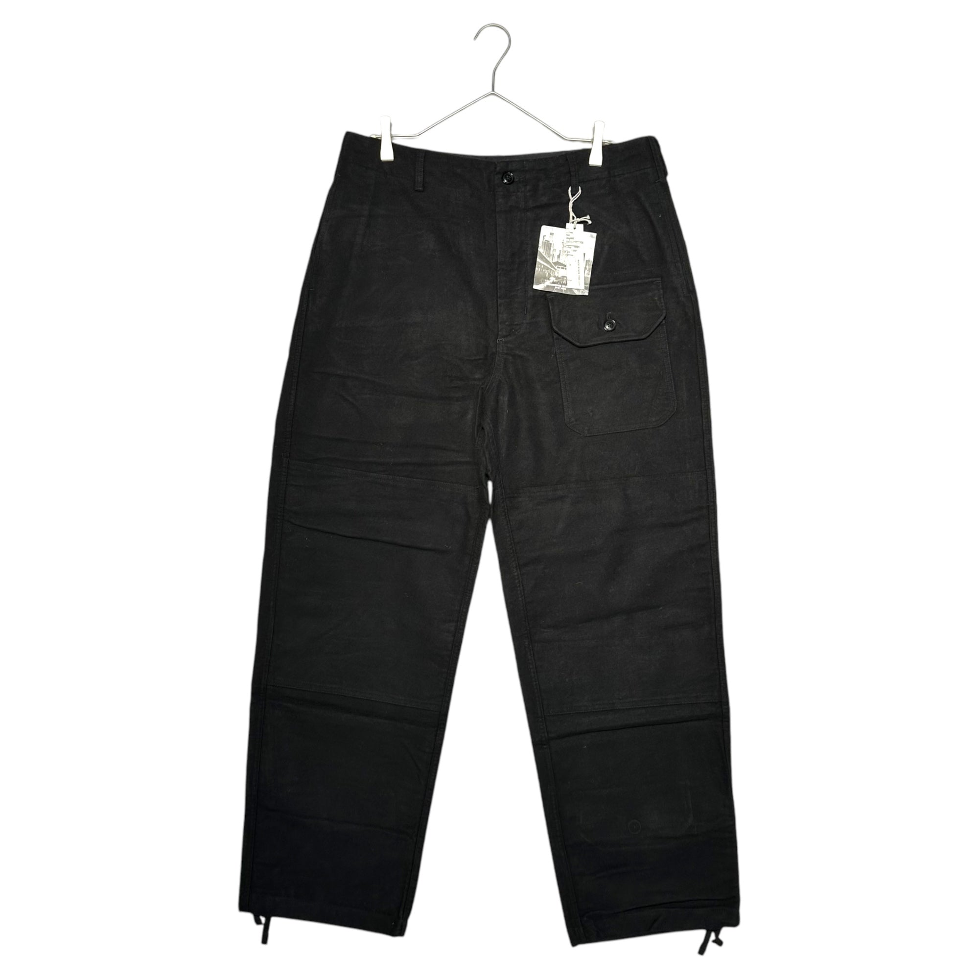 Engineered Garments(エンジニアードガーメンツ) Deck Pant - Cotton Moleskin モールスキン デック コットン パンツ M ブラック
