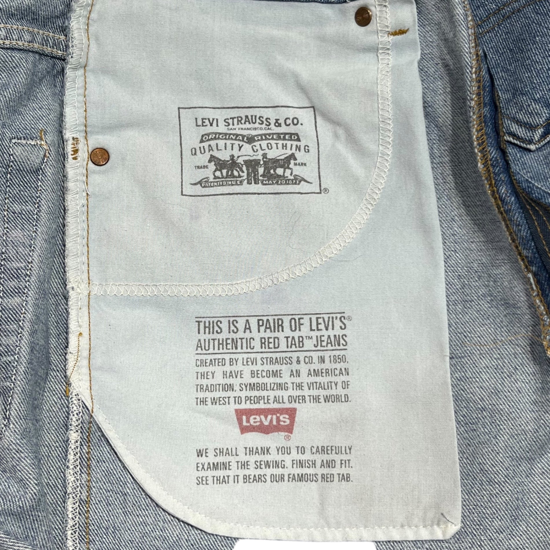 Levi's(リーバイス) 90's 505 denim pants デニムパンツ カナダ製 505 4891 W34 ライトインディゴ 90年代