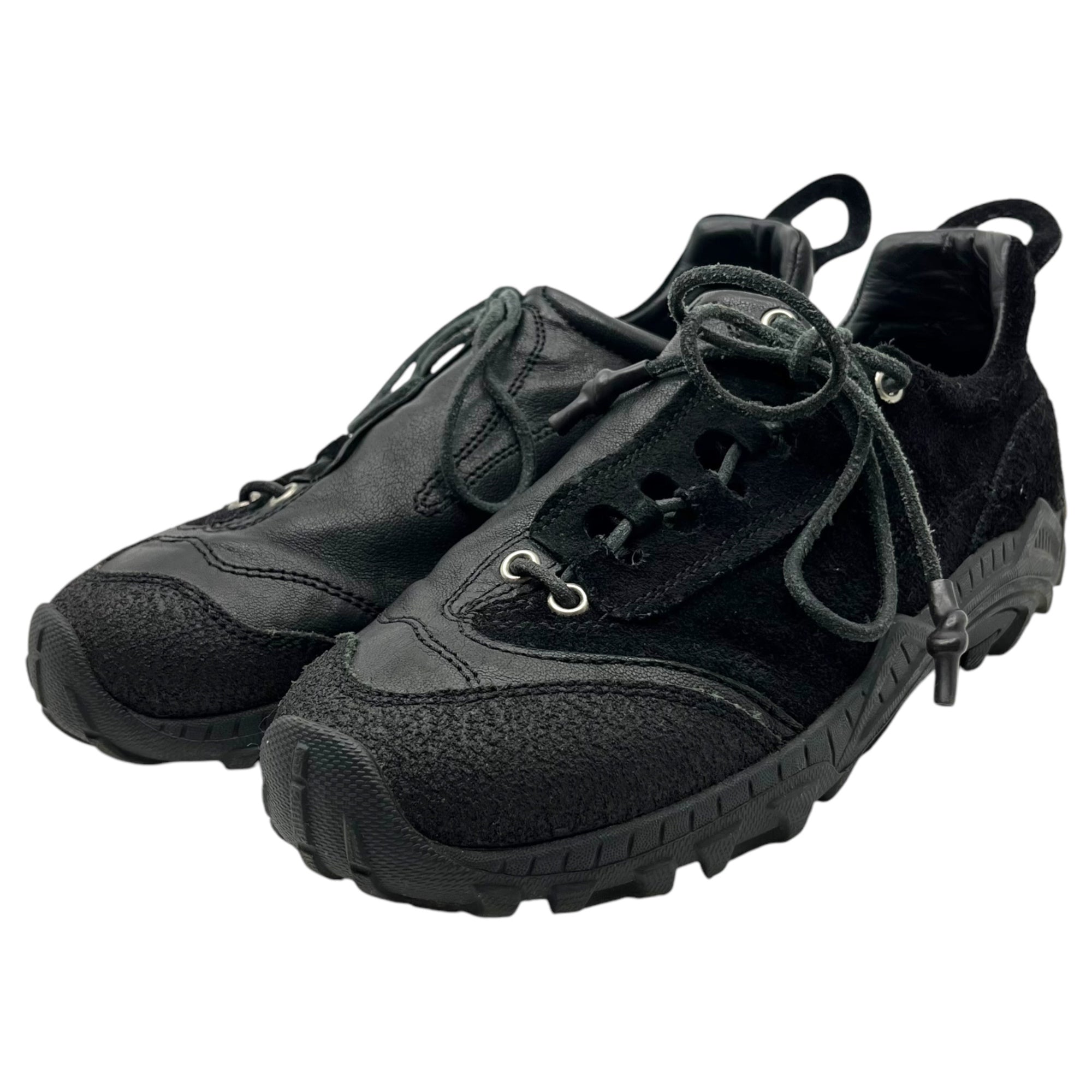 OUR LEGACY(アワーレガシー) GABE STEALTH-BLACK ゲイブ ローカット スニーカー A4237GSB 40 ブラック Vibram 箱付 スウェード レザー