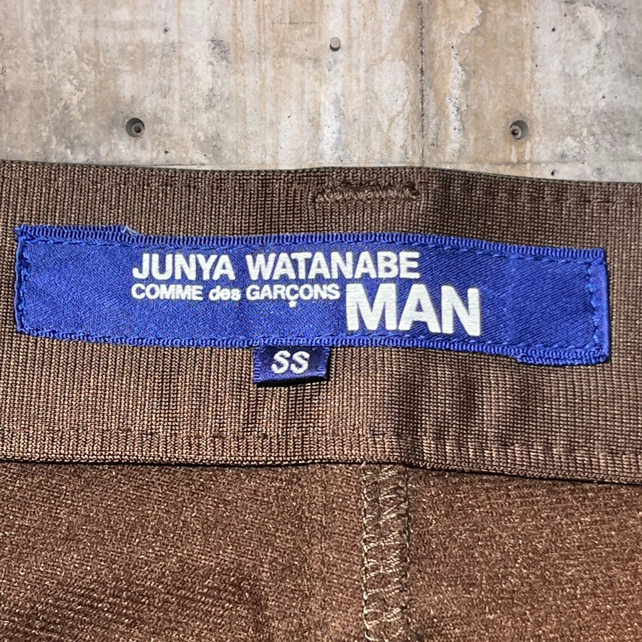 COMME des GARCONS JUNYA WATANABE MAN(コムデギャルソンジュンヤワタナベマン) 07SSサイドラインパンツ WS-S003 SS ブラウン AD2006