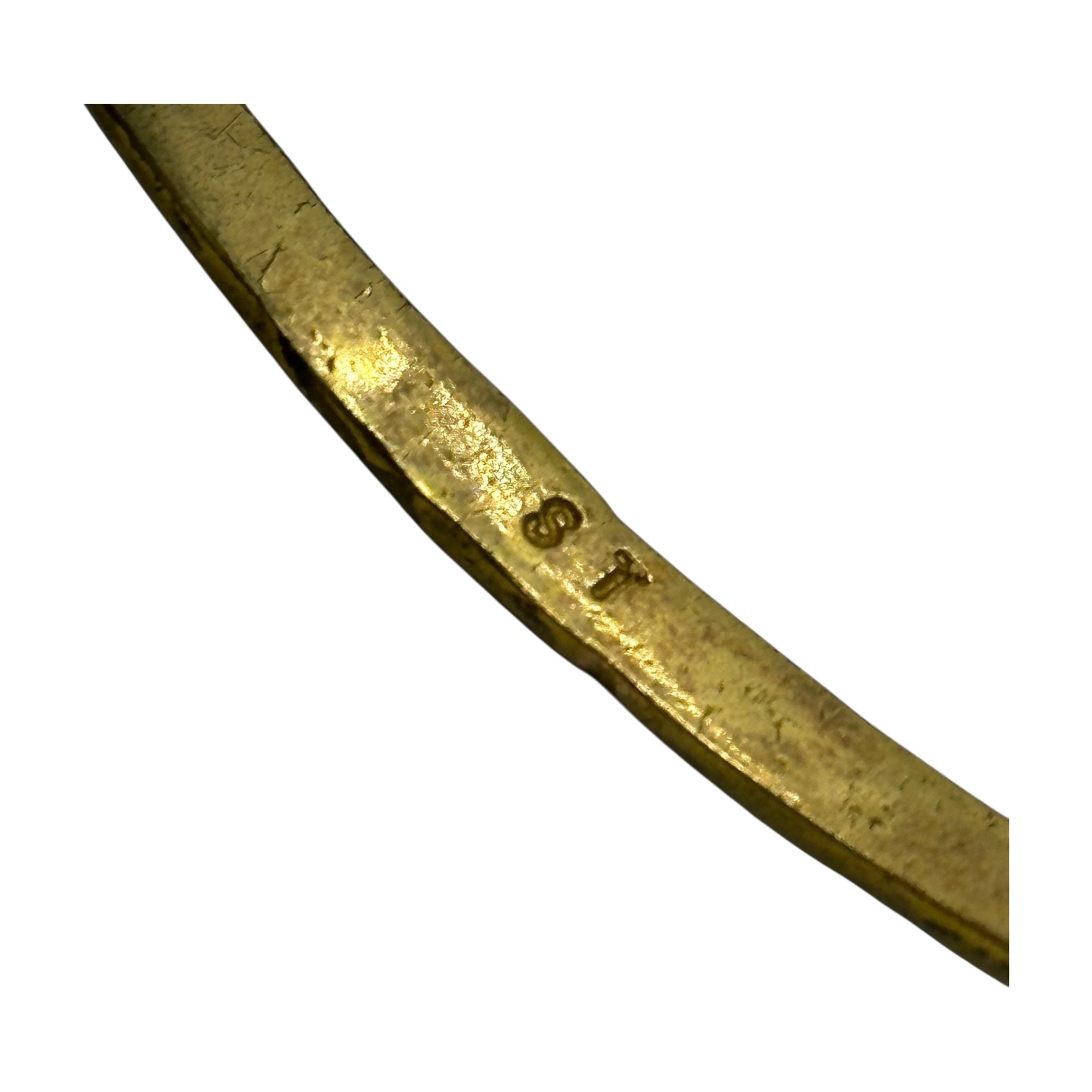 SERGE THORAVAL(セルジュトラバル) Bonheur 幸せの手錠 ゴールド バングル