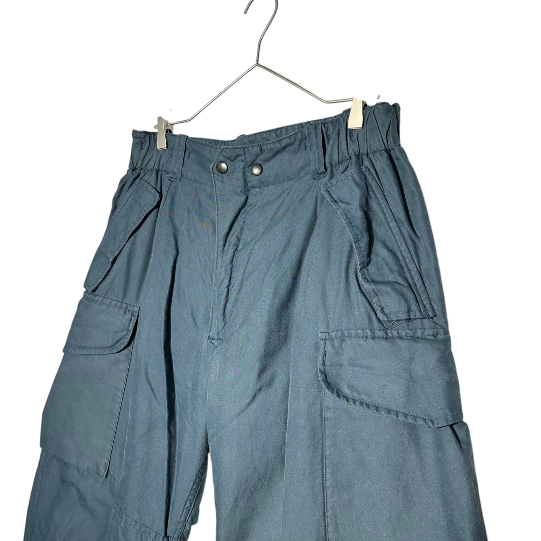 Canadian military(カナダ軍) ROYAL AIR FORCE Flight Cargo Pants パラシュート カーゴ パンツ 8415-21-910-8237 7038(SMALL SHORT程度) ネイビー フライト ヴィンテージ ミリタリー