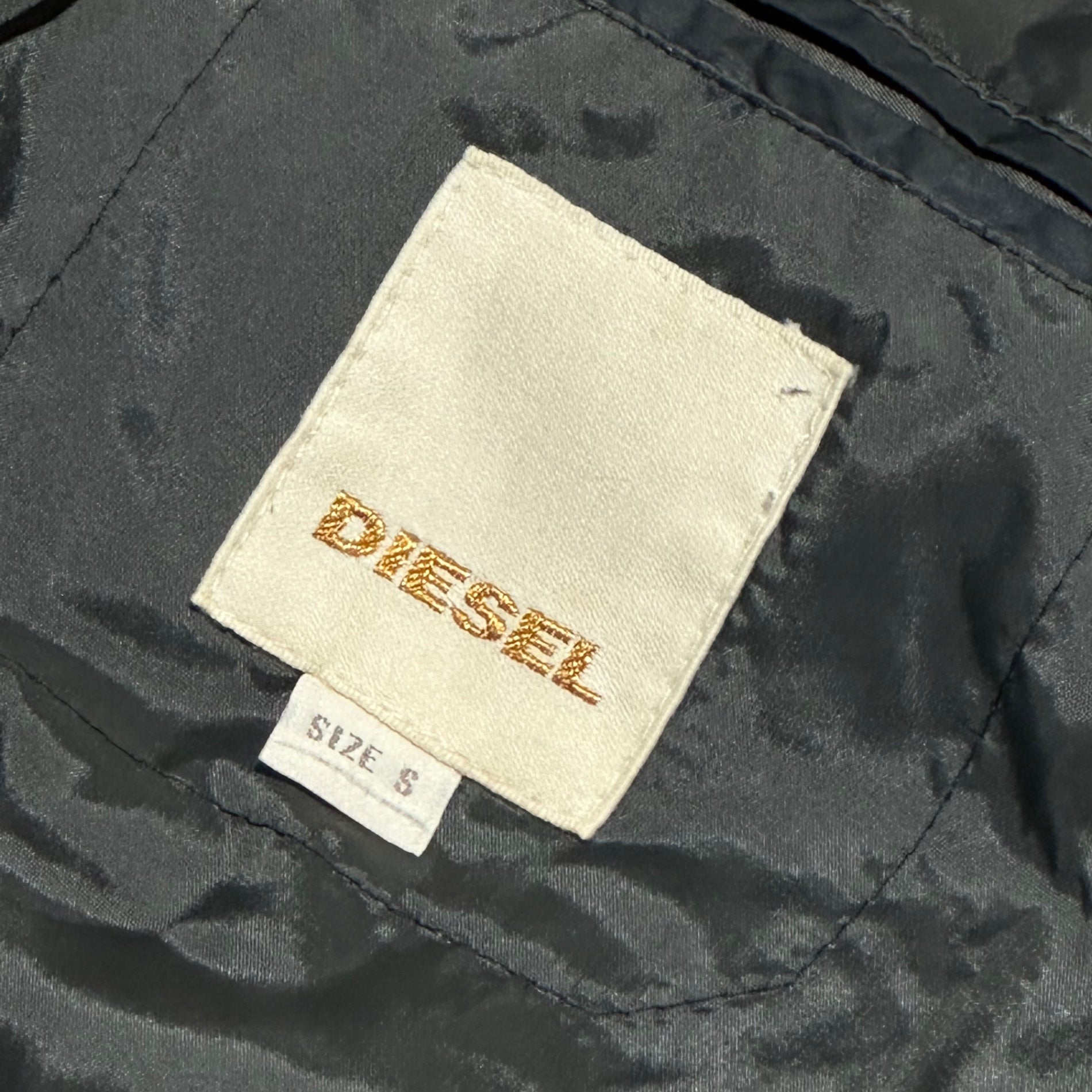 DIESEL(ディーゼル) 00's Quilted Jacket 00年代 中綿 ジャケット S モスグリーン