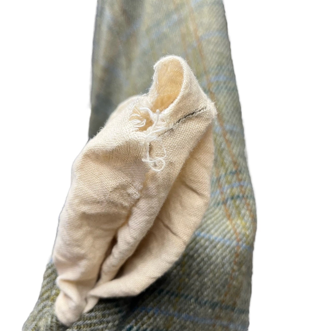 WOOLRICH(ウールリッチ) 80'ウールブルゾン/チェック裏ボアジャケット M グリーン/グリーン 80年代 TALONジップ