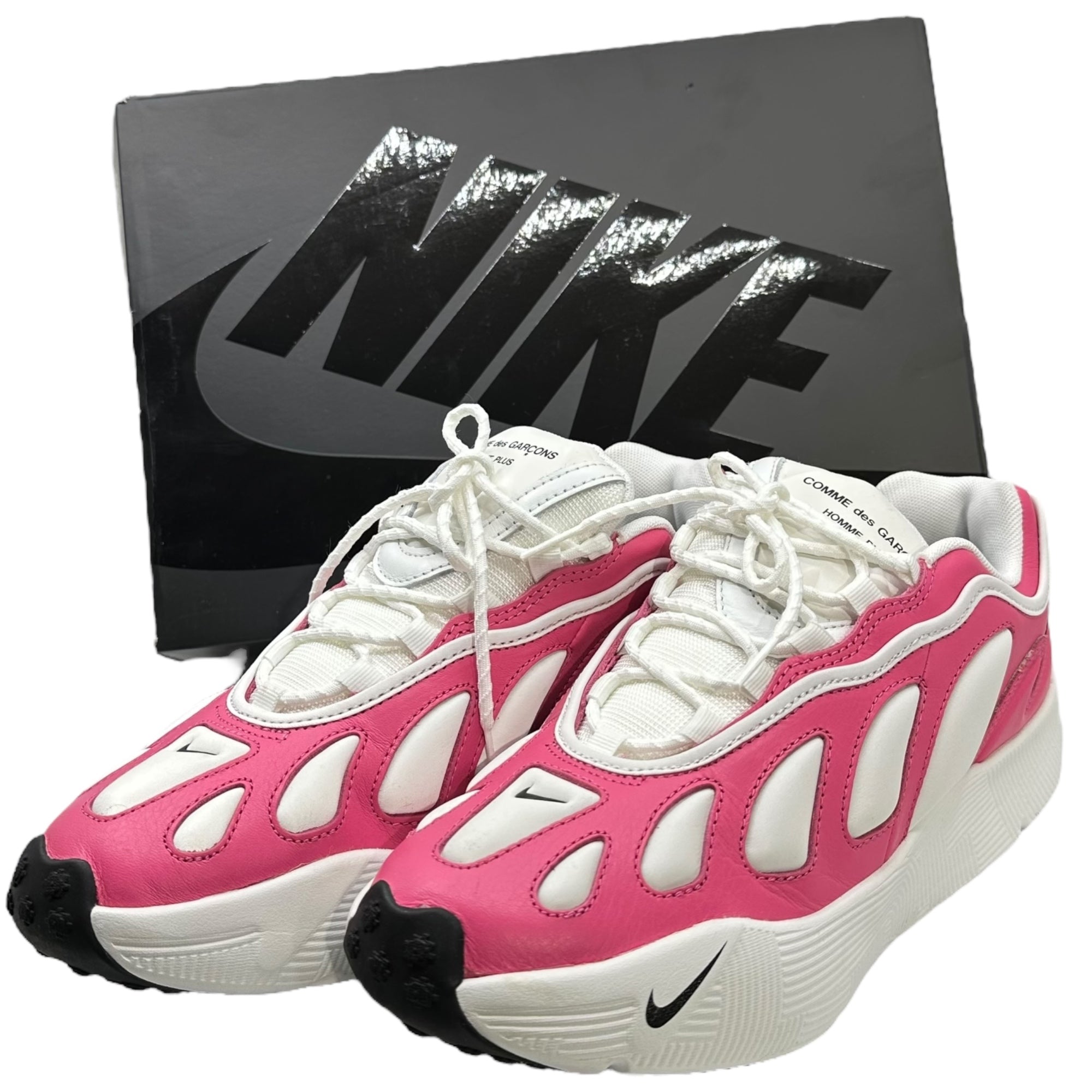COMME des GARCONS HOMME PLUS×NIKE(コムデギャルソンオムプリュス×ナイキ) 25SS Sense 96 SP "Spirit Pink" センス 96 SP "スピリットピンク" HV1944-003 26cm ピンク×ホワイト 箱付 コラボ スニーカー