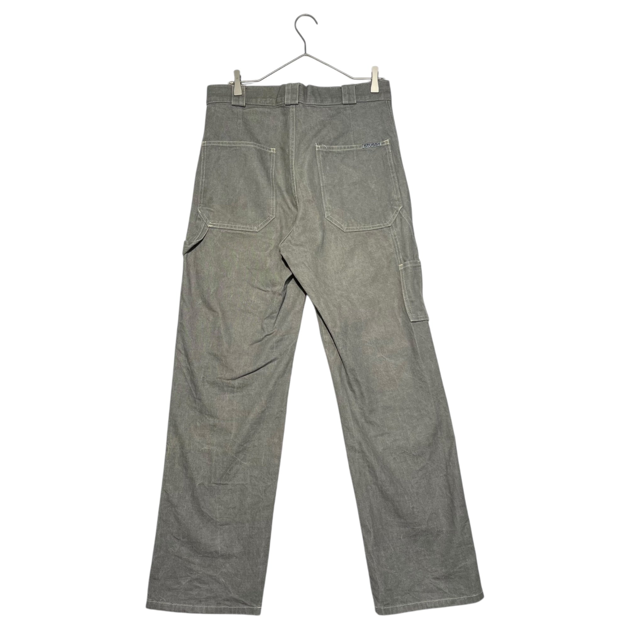 STUSSY(ステューシー) 90's~00's Painter gray denim pants ペインター グレー デニム パンツ 30 グレー 90年代~ OLD USA製