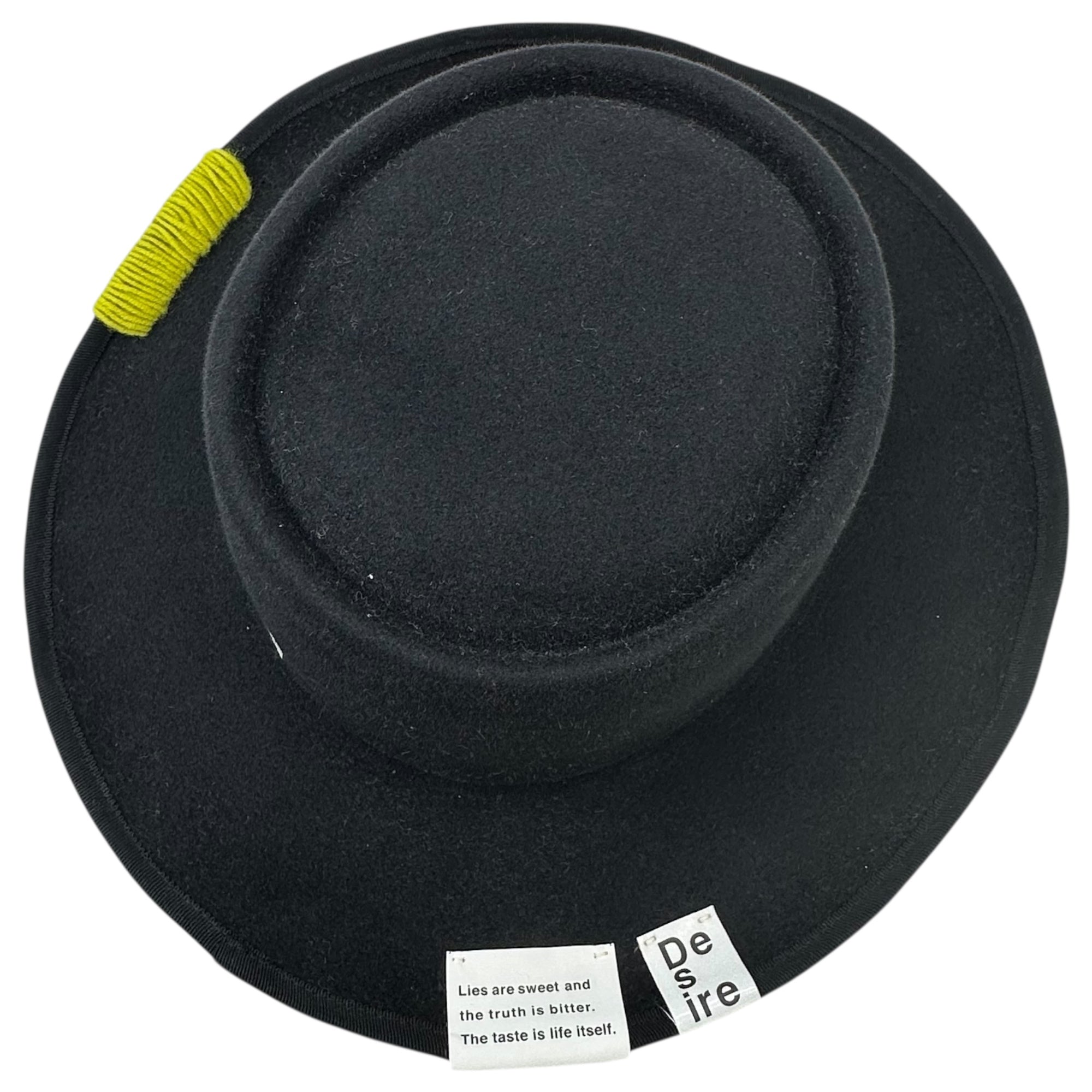 CA4LA(カシラ) AKIMOTO (AKM) Series Wool Stitch Wide-Brim Hat アキモト シリーズ 毛糸 ステッチ ワイド ブリム ハット AKM00022 ブラック