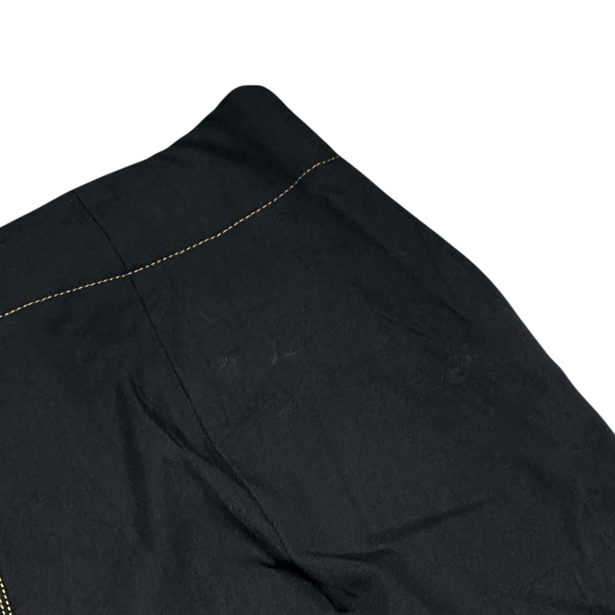 YOHJI YAMAMOTO(ヨウジヤマモト) Waist Lace-Up Stitched Harem Pants ウエスト レースアップ ステッチ サルエル パンツ FM-P08-001 1 ブラック