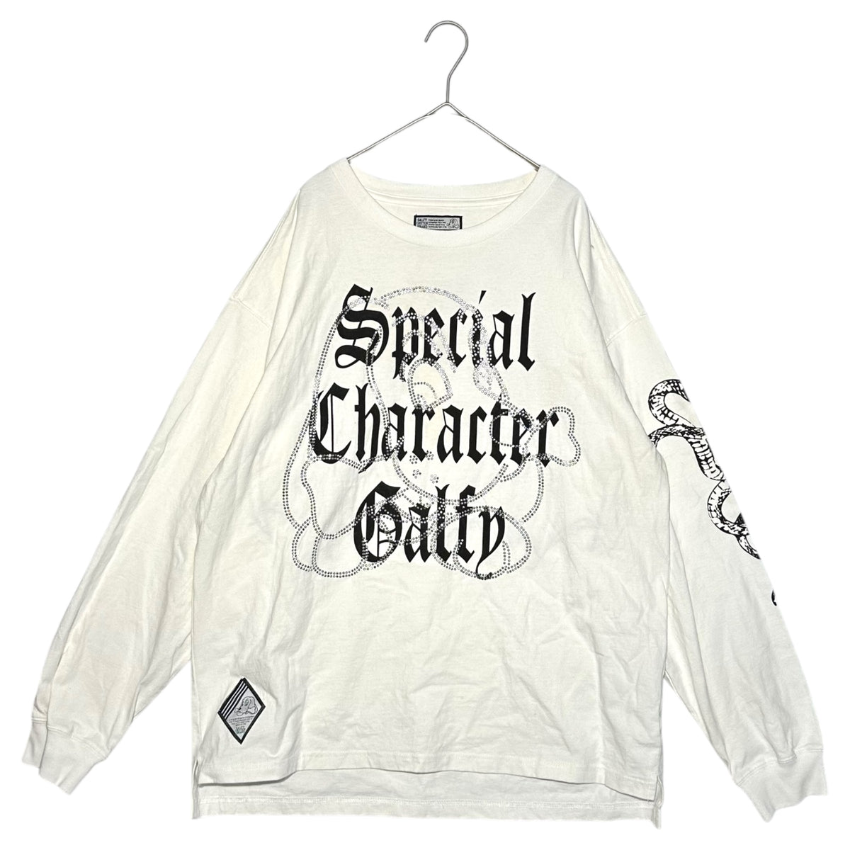 GALFY(ガルフィー) “スケルトン☆ウイング ロンTee” 144013 L ホワイト 