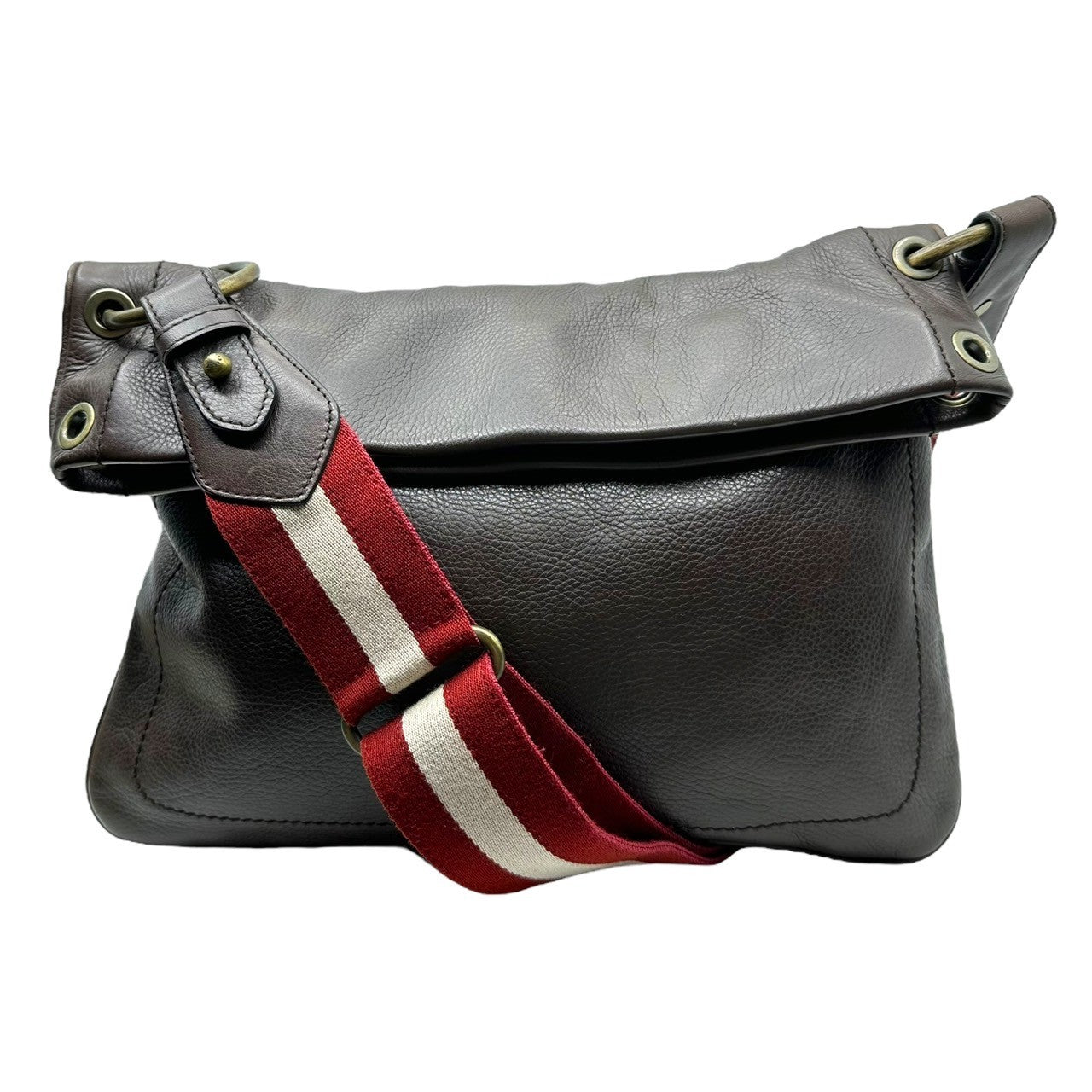 BALLY(バリー) Leather Shoulder bag レザー ショルダー バッグ ブラウン