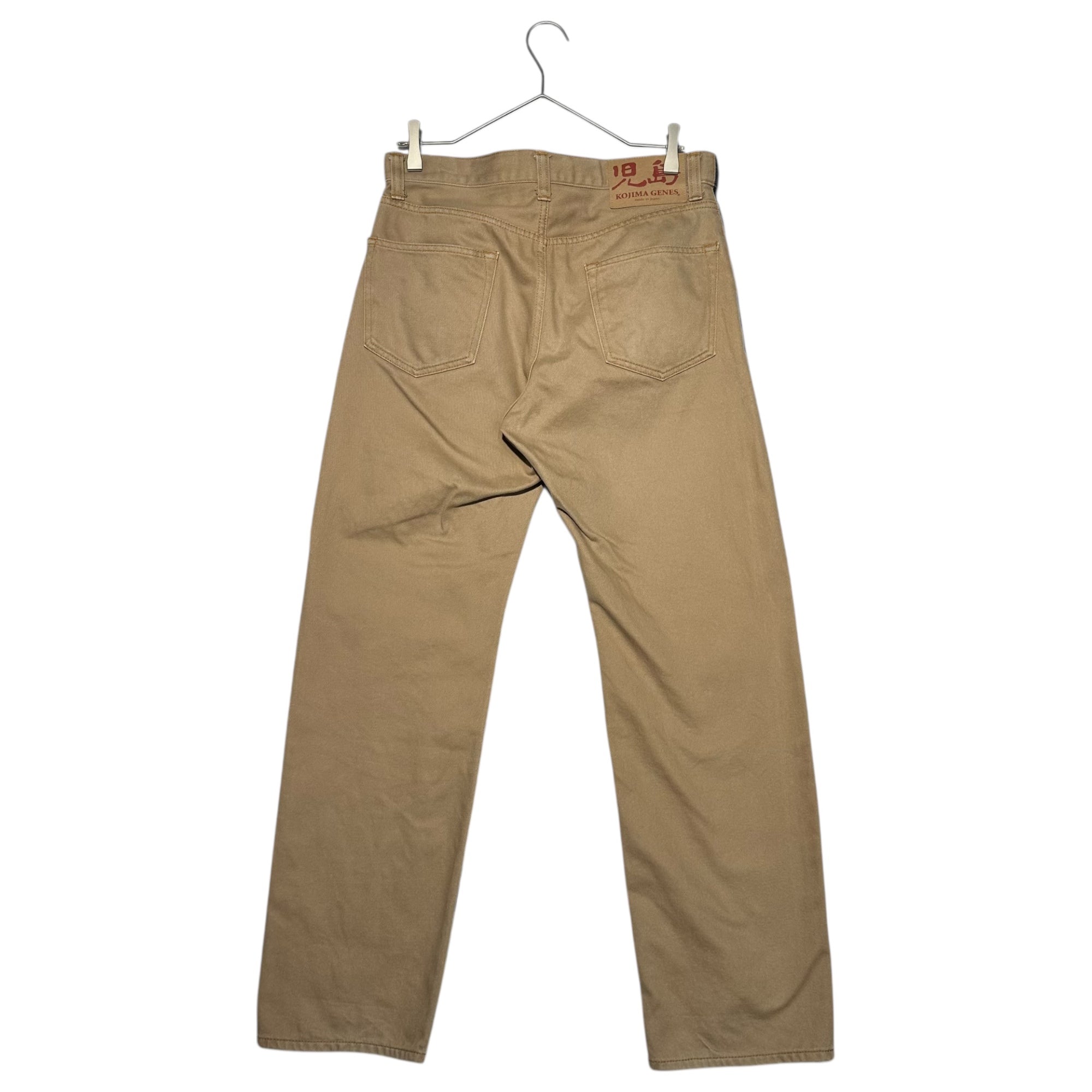 KOJIMA GENES(児島ジーンズ) Denim Katsuragi Bicolor Docking Pants デニム カツラギ バイカラー ドッキング パンツ 32 インディゴ×ベージュ