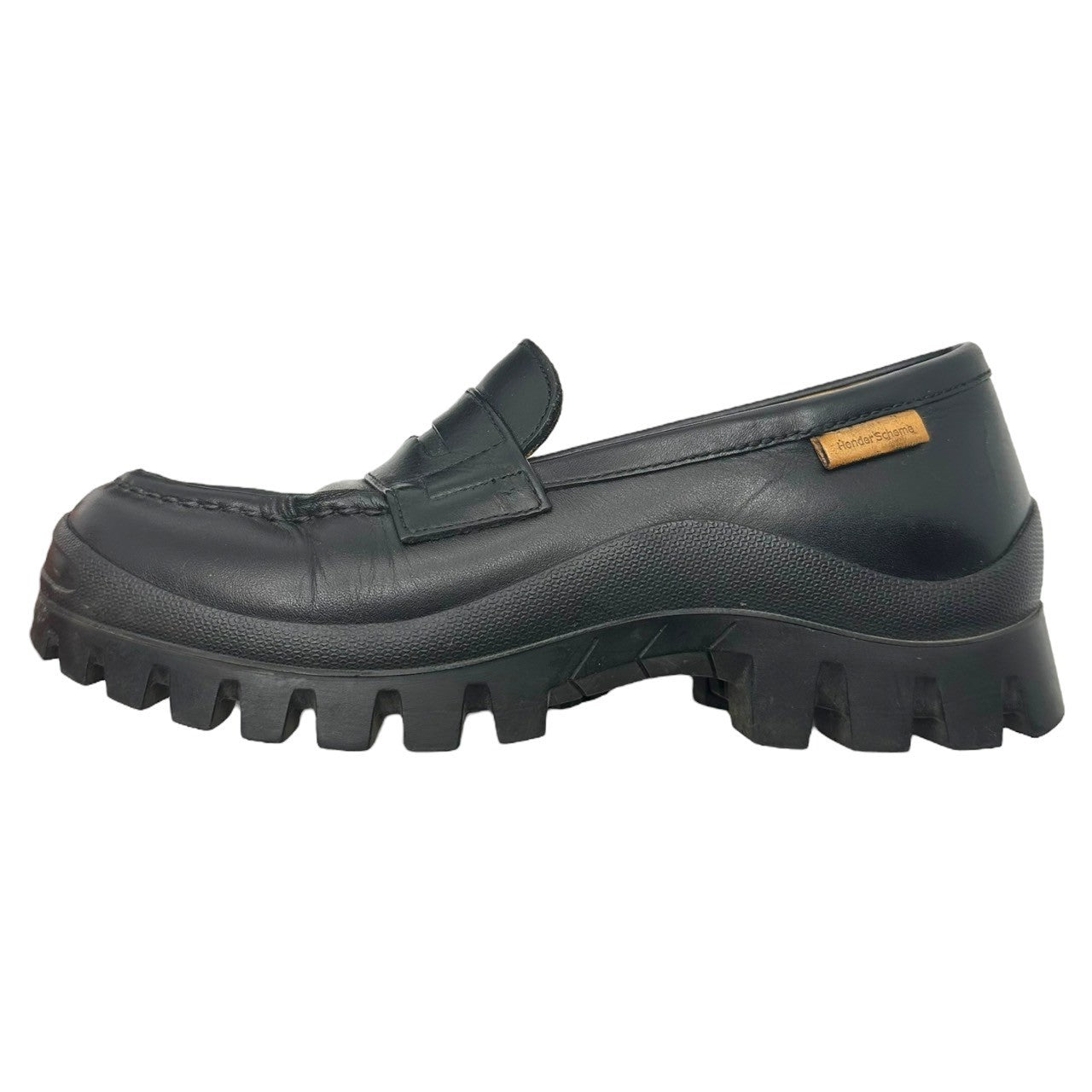 Hender Scheme(エンダースキーマ) Leather Loafers レザー ローファー #2146 2(23.5-24.0cm)少々大き目の作りです ブラック