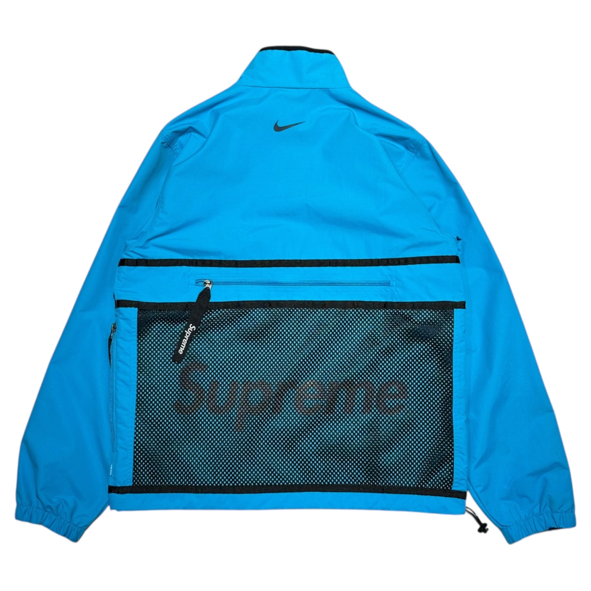 SUPREME×NIKE(シュプリーム×ナイキ) 17AWTrail Running Jacket トレイル ランニング ジャケット 921635-407 M ブルー×ブラック ナイロン トラック