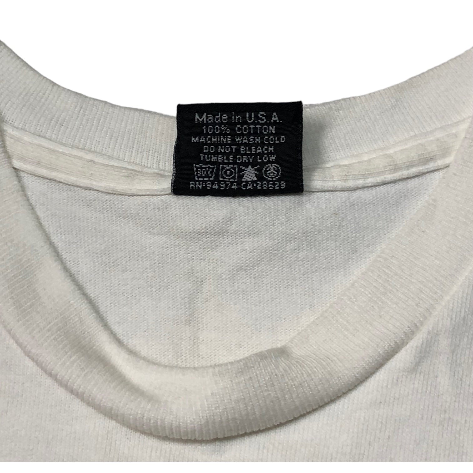 STUSSY(ステューシー) 00's CUSTOMADE back skull Tシャツ バックスカル SIZE FREE ホワイト OLD STUSSY