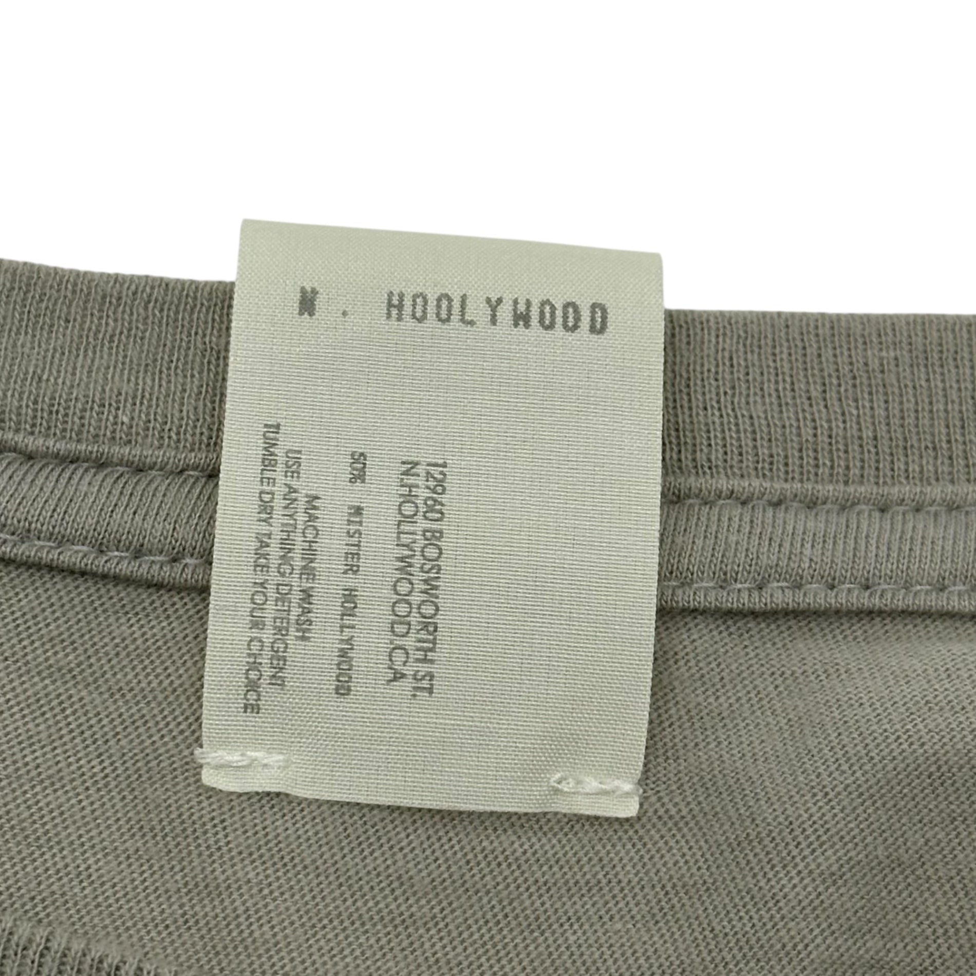 N.HOOLYWOOD(エヌハリウッド ミスターハリウッド) Skull Stitch Crew Neck T-Shirt スカルステッチ クルーネック Tシャツ 132-CS12 36(S) グレージュ