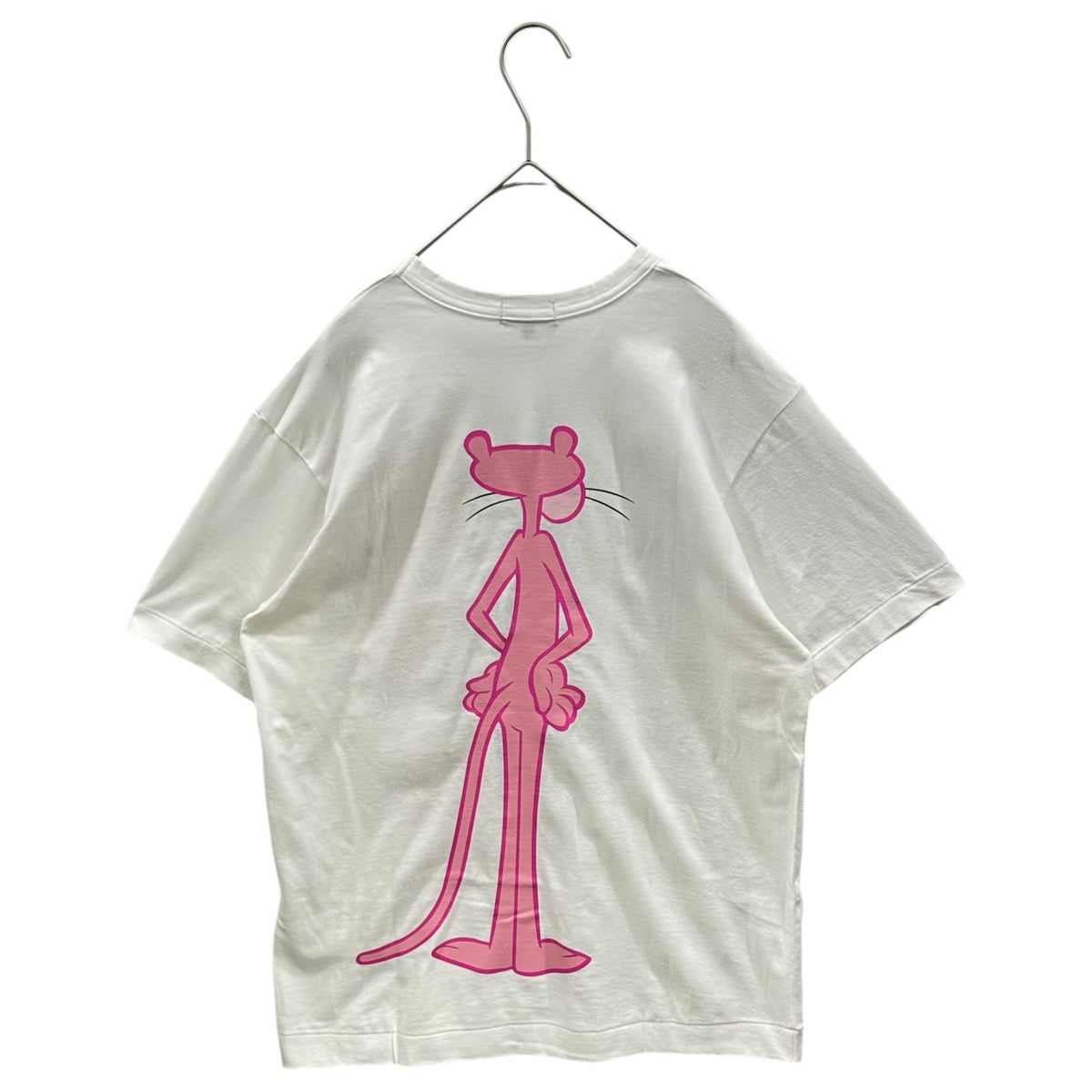 COMME des GARCONS HOMME PLUS(コムデギャルソンオムプリュス) 2005SS ”PINK PANTHER” T-Shirt ピンクパンサー Tシャツ PO-T037 M ホワイト×ピンク AD2004
