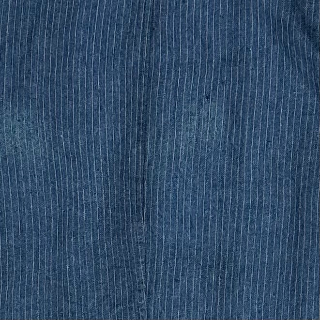 YOHJI YAMAMOTO POUR HOMME(ヨウジヤマモトプールオム) Indigo-Dyed Stand-Collar Striped Linen Jacket インディゴ染め スタンドカラー ストライプ リネン ジャケット 3(L程度) インディゴ×ホワイト タグ取れ